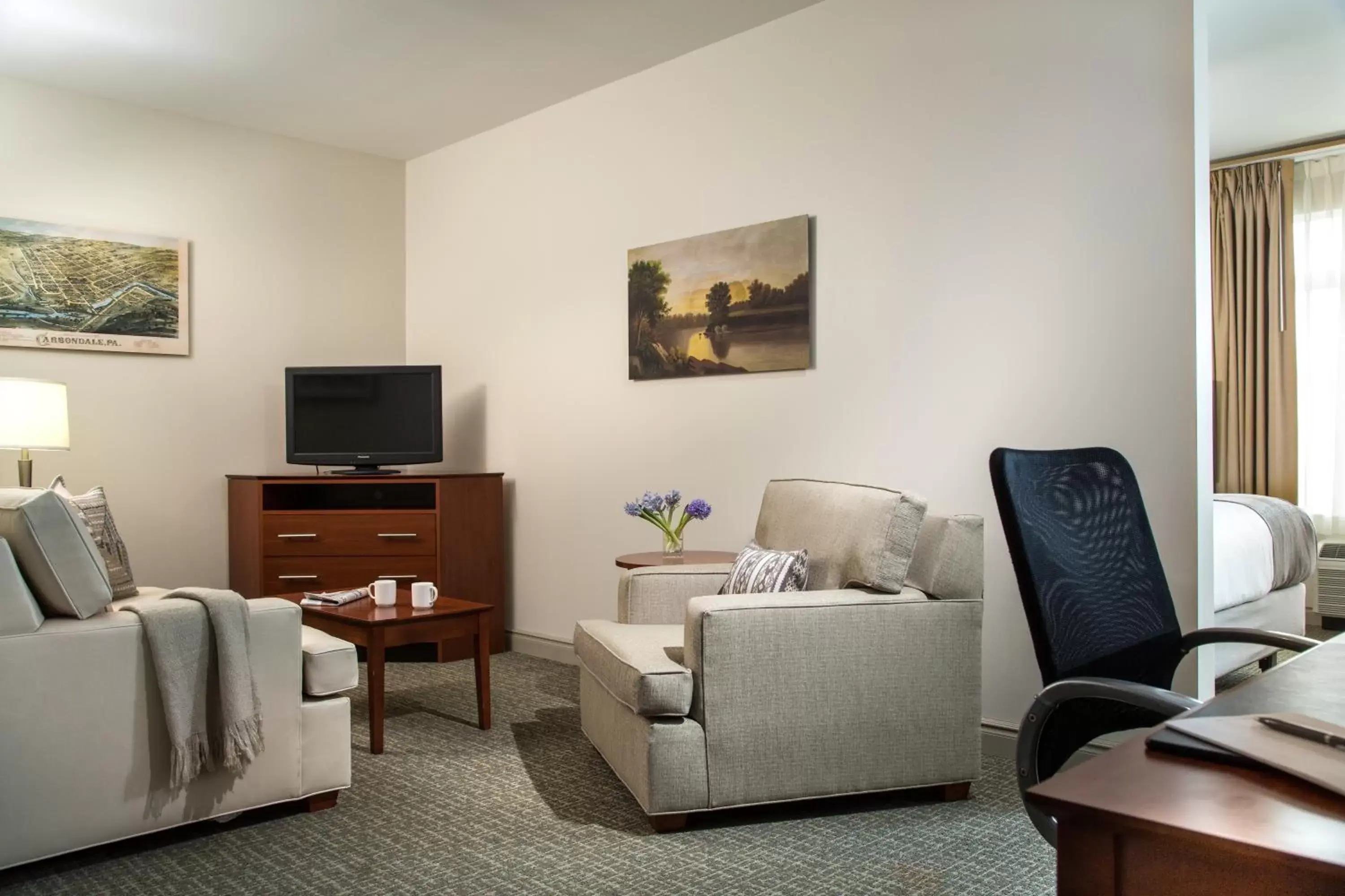 Seating Area in Hotel Anthracite