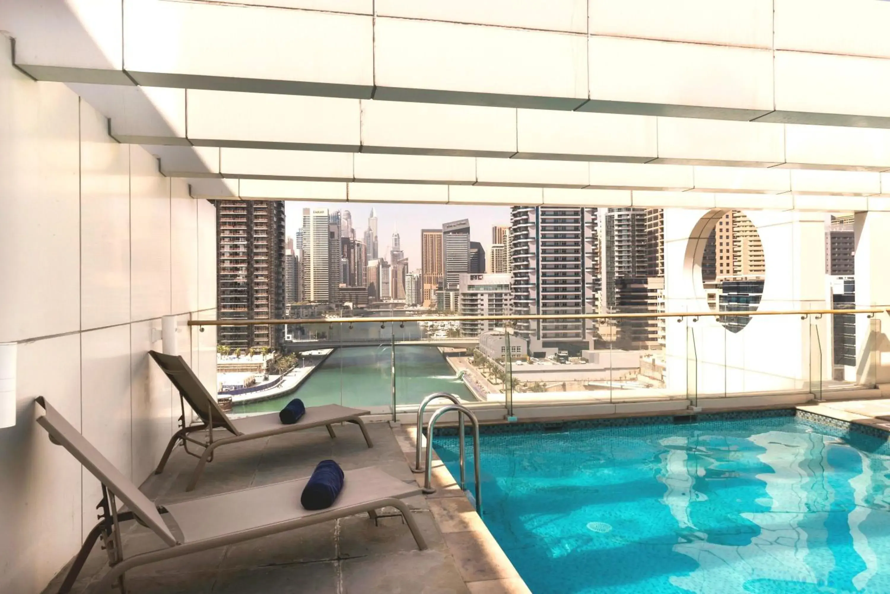 Swimming pool in Jannah Marina Hotel Apartments Swimming pool in Jannah Marina Hotel Apartments