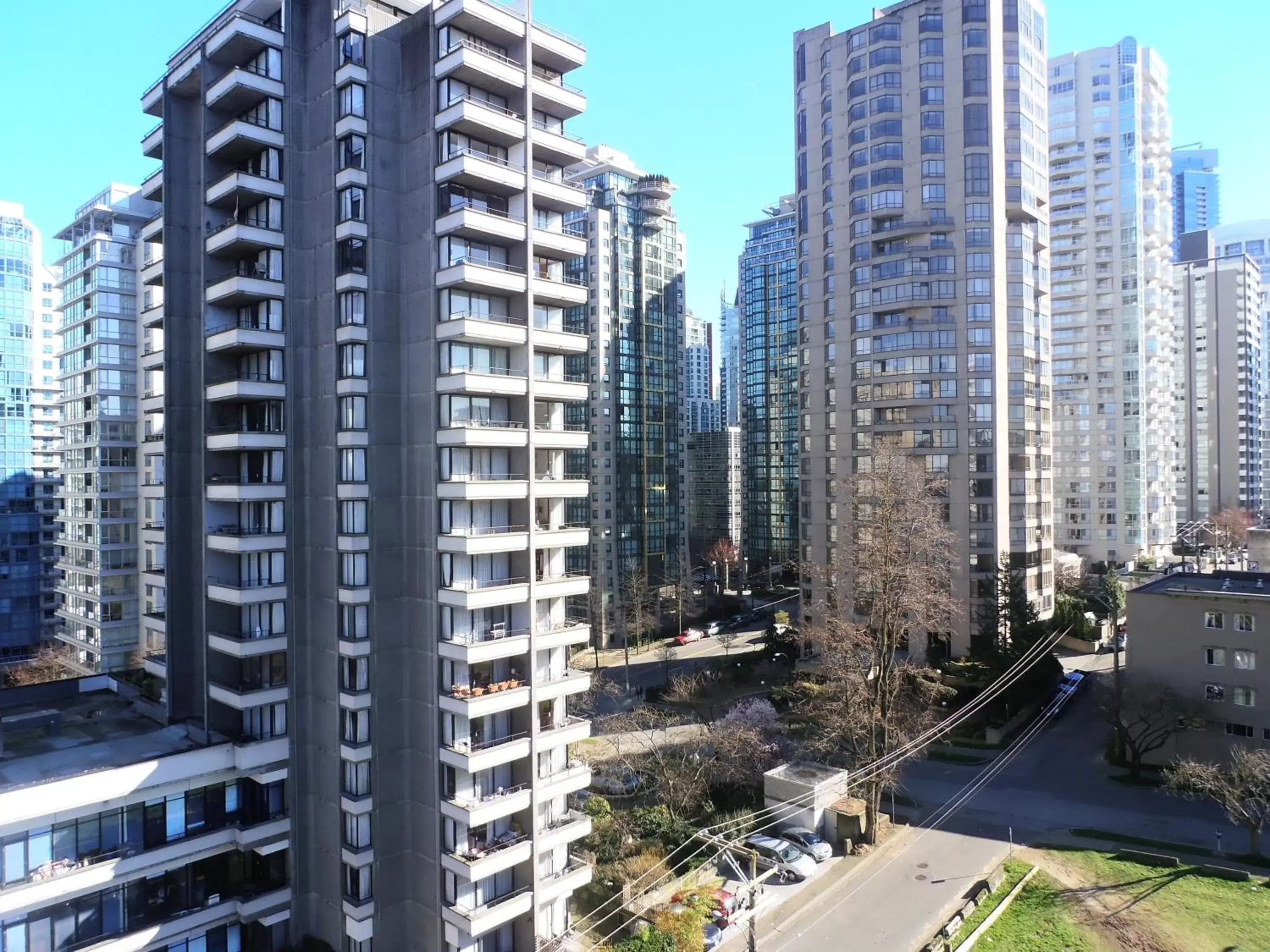 View (from property/room) in Riviera Divya Sutra Hotel on Robson Downtown Vancouver