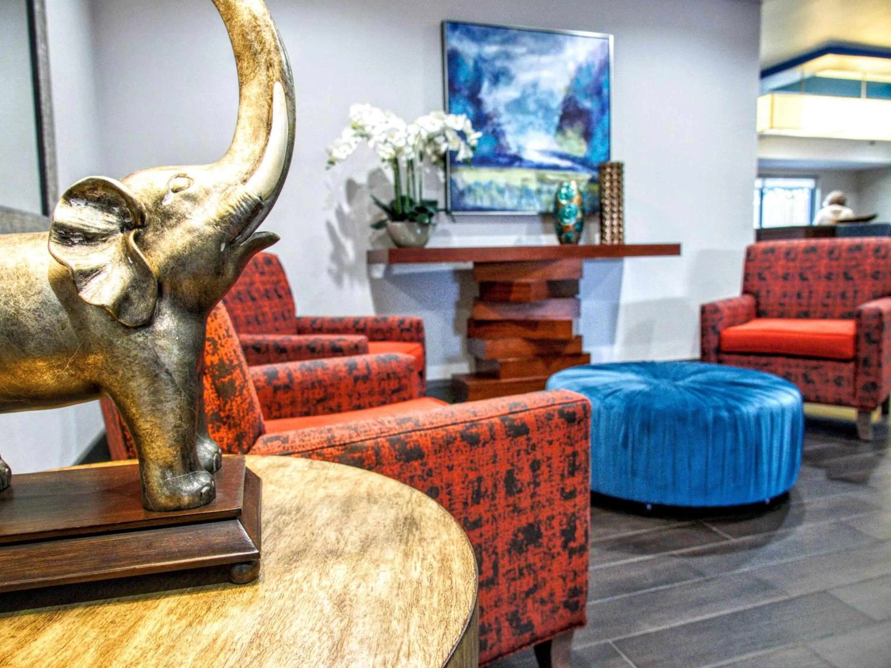 Lobby or reception in Hampton Inn Edmond