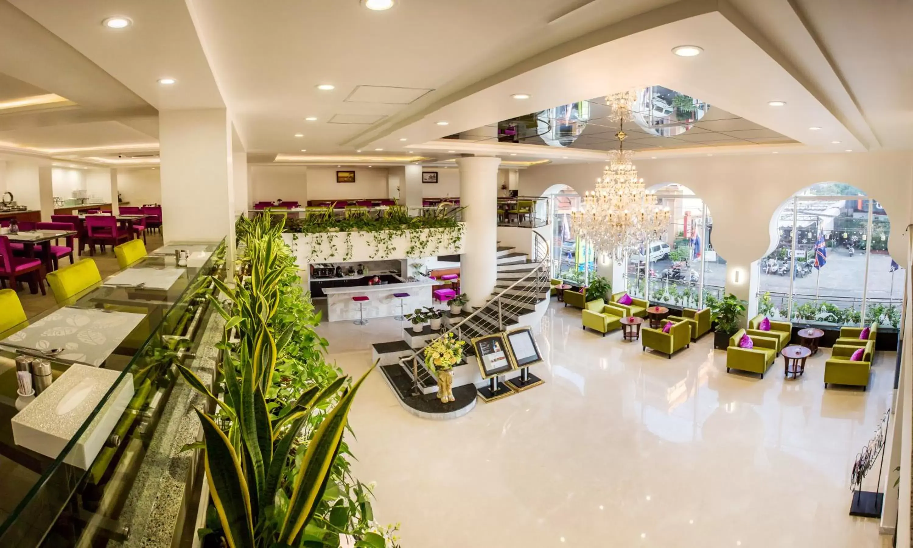 Lobby or reception, Restaurant/Places to Eat in Harmony Phnom Penh Hotel