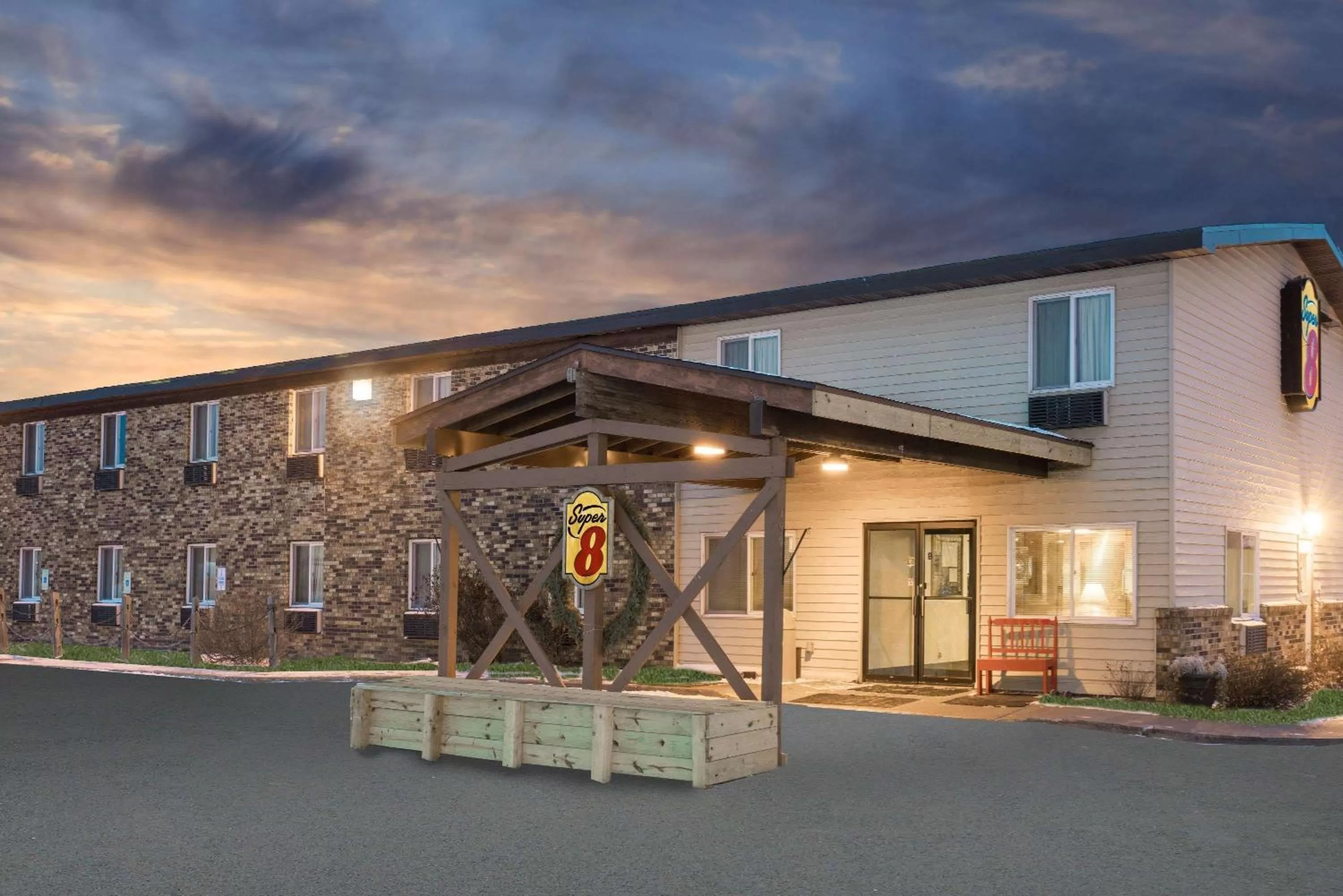 Property building in Super 8 by Wyndham Superior WI