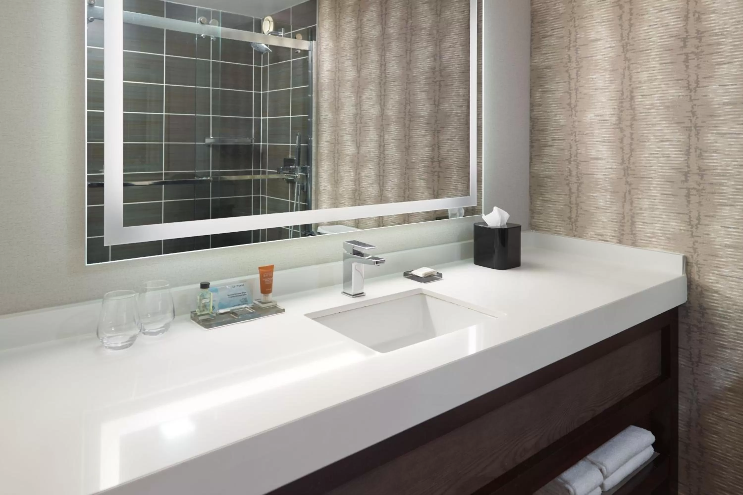 Bathroom in Chattanooga Marriott Downtown