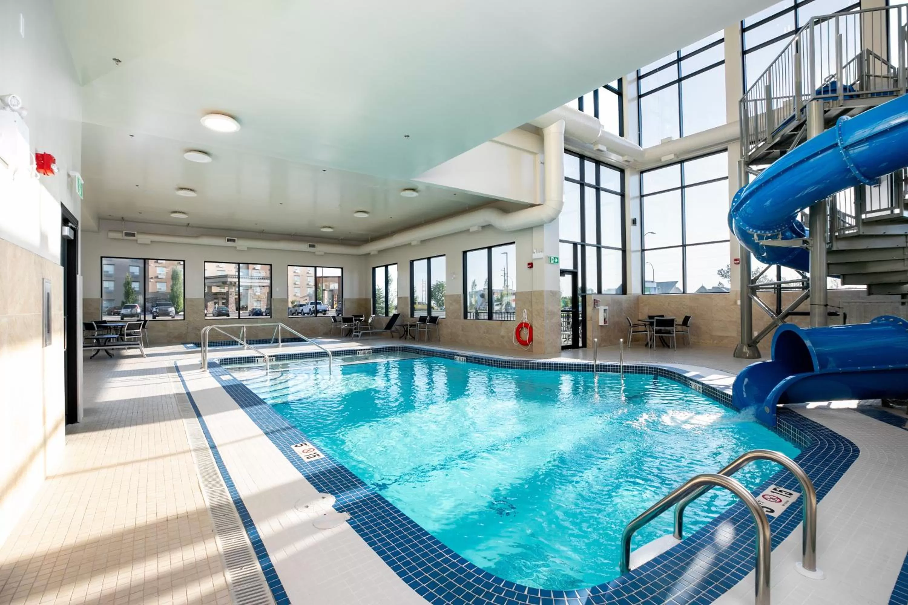 Swimming pool in Holiday Inn Express - Lethbridge Southeast by IHG