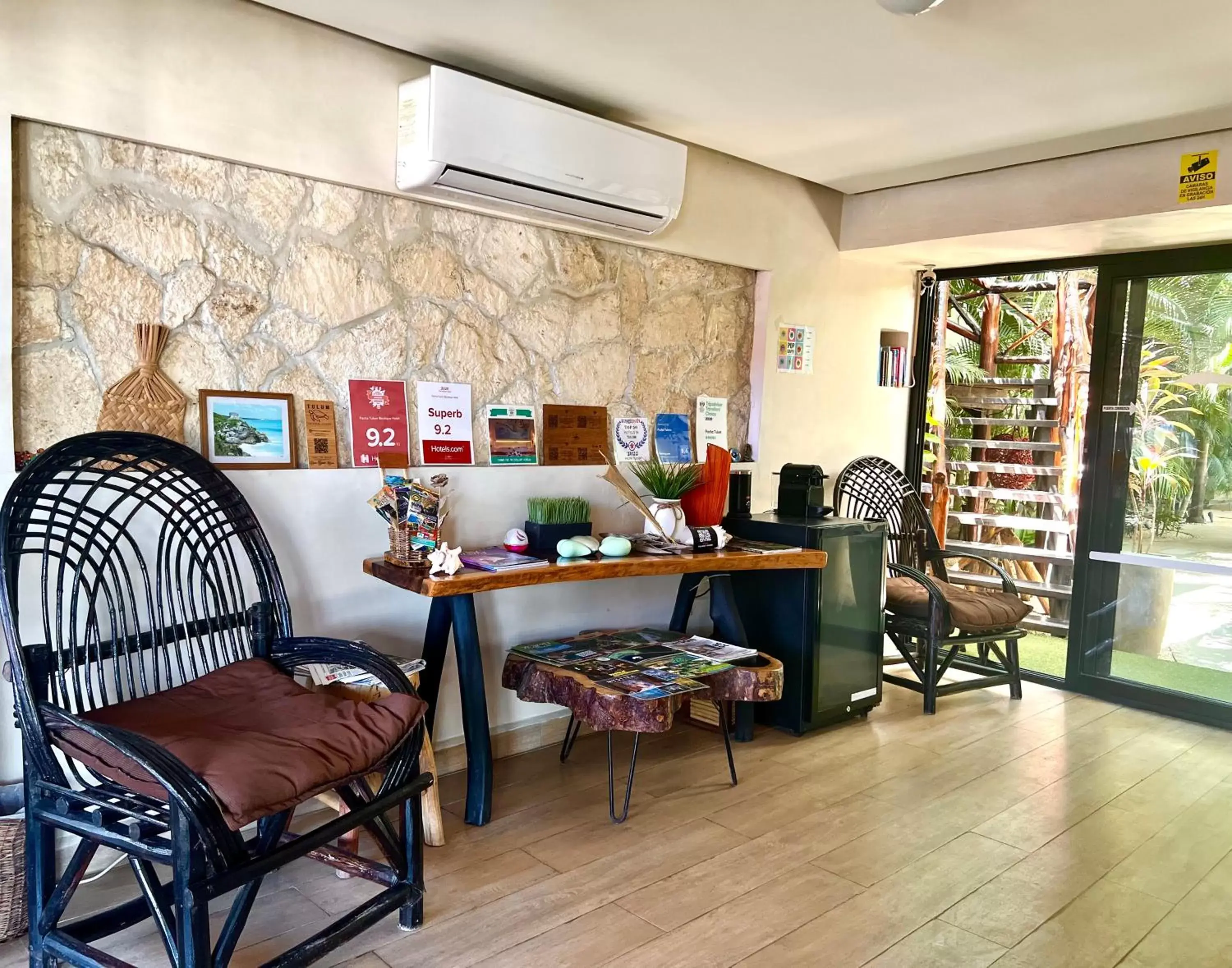 Lobby or reception, Seating Area in Pacha Tulum Boutique Hotel