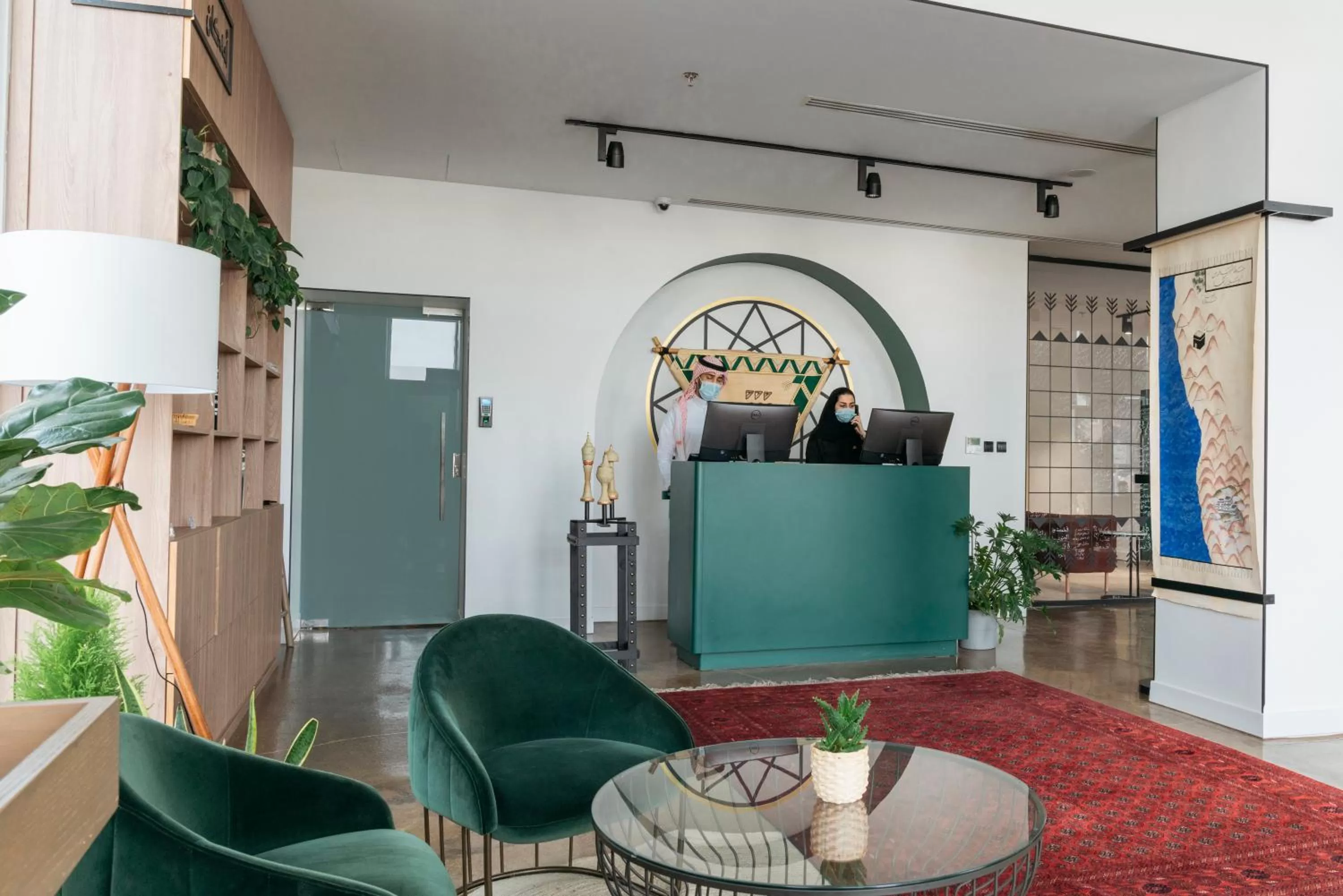 Lobby or reception in Shada Hotel Shatea - فندق شدا الشاطئ
