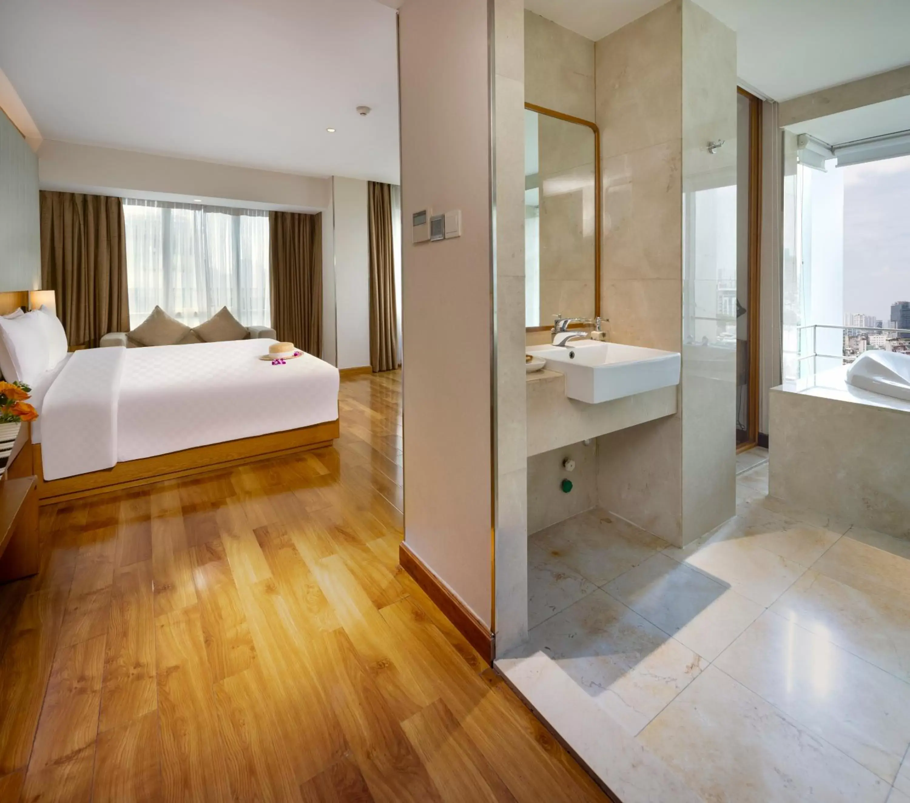 Bedroom, Bathroom in Harmony Saigon Hotel & Spa
