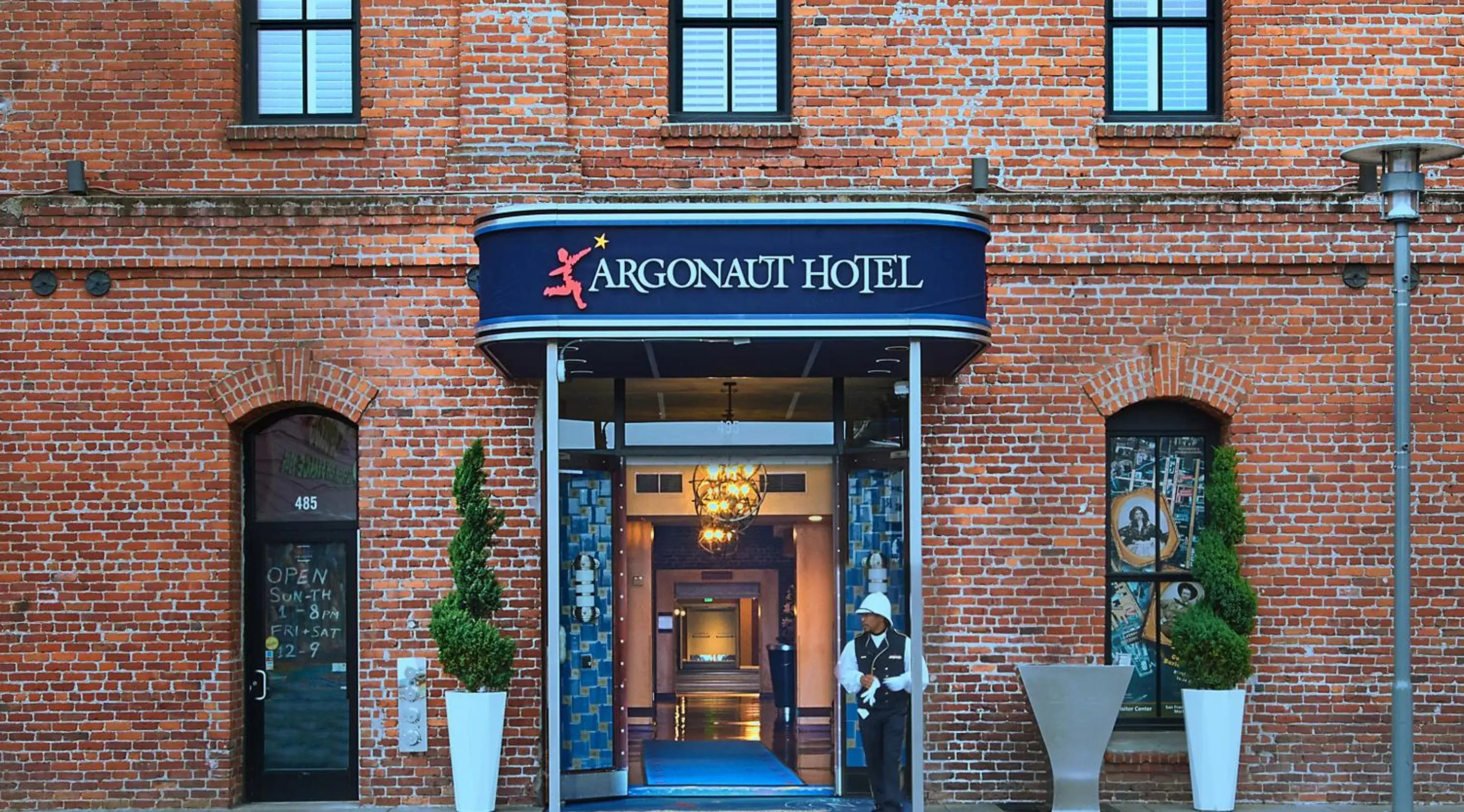 Facade/entrance in Argonaut Hotel, a Noble House Hotel