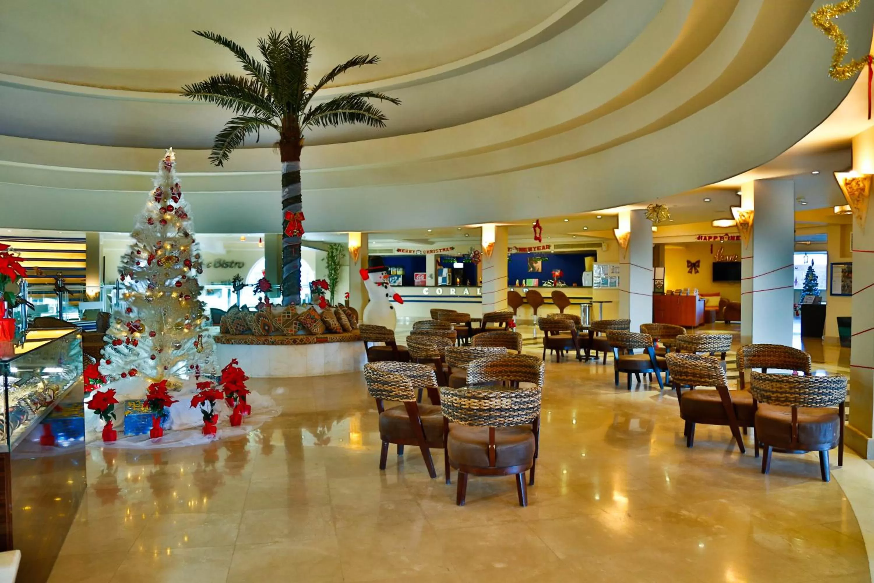 Lobby or reception in Coral Sun Beach