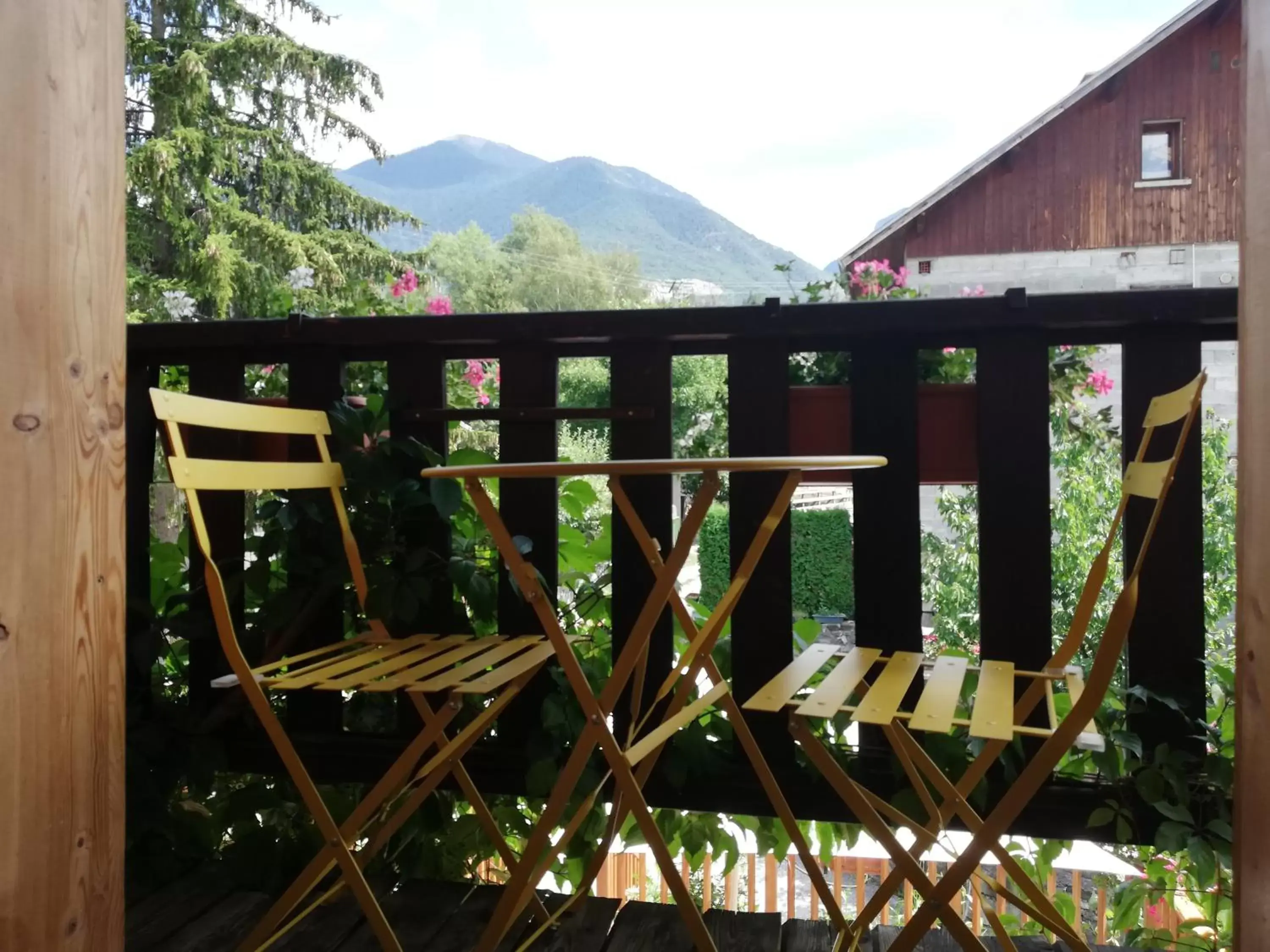 Balcony/Terrace in B&B et Apartments Moulin du Martinet