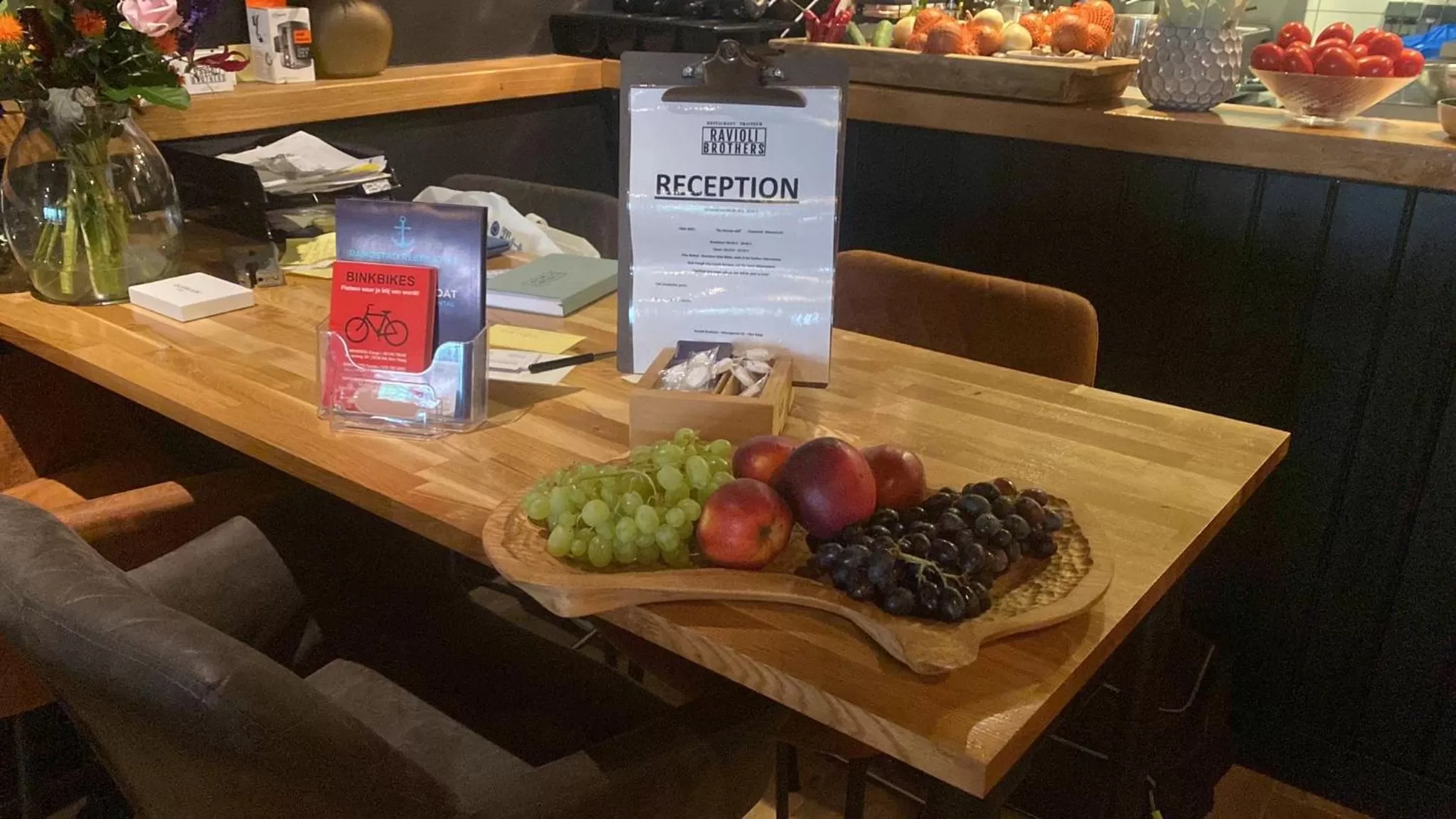 Food and drinks in Boutique Hotel Ravioli Brothers