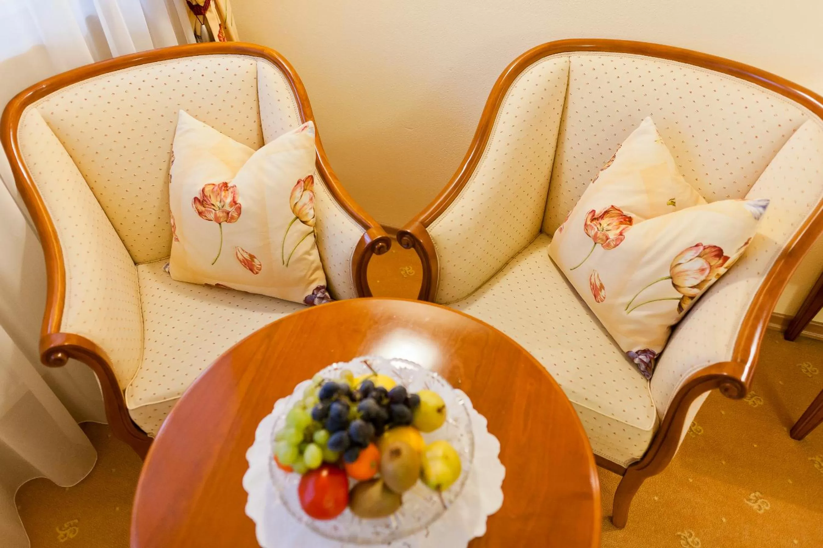 Seating area in Hotel Aster