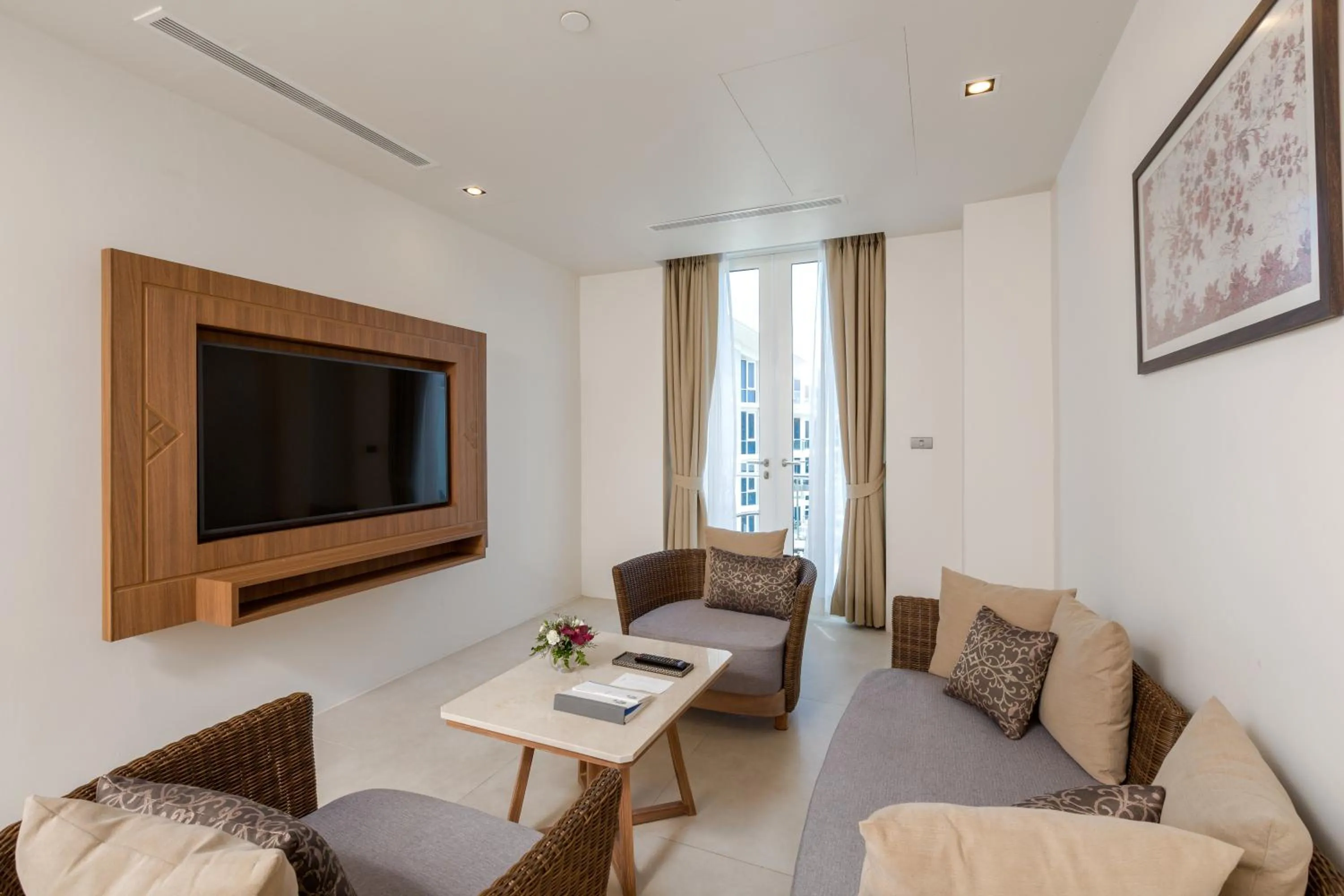 Living room in Splash Beach Resort Phuket Family-Friendly Water Park Resort Near Phuket Airport