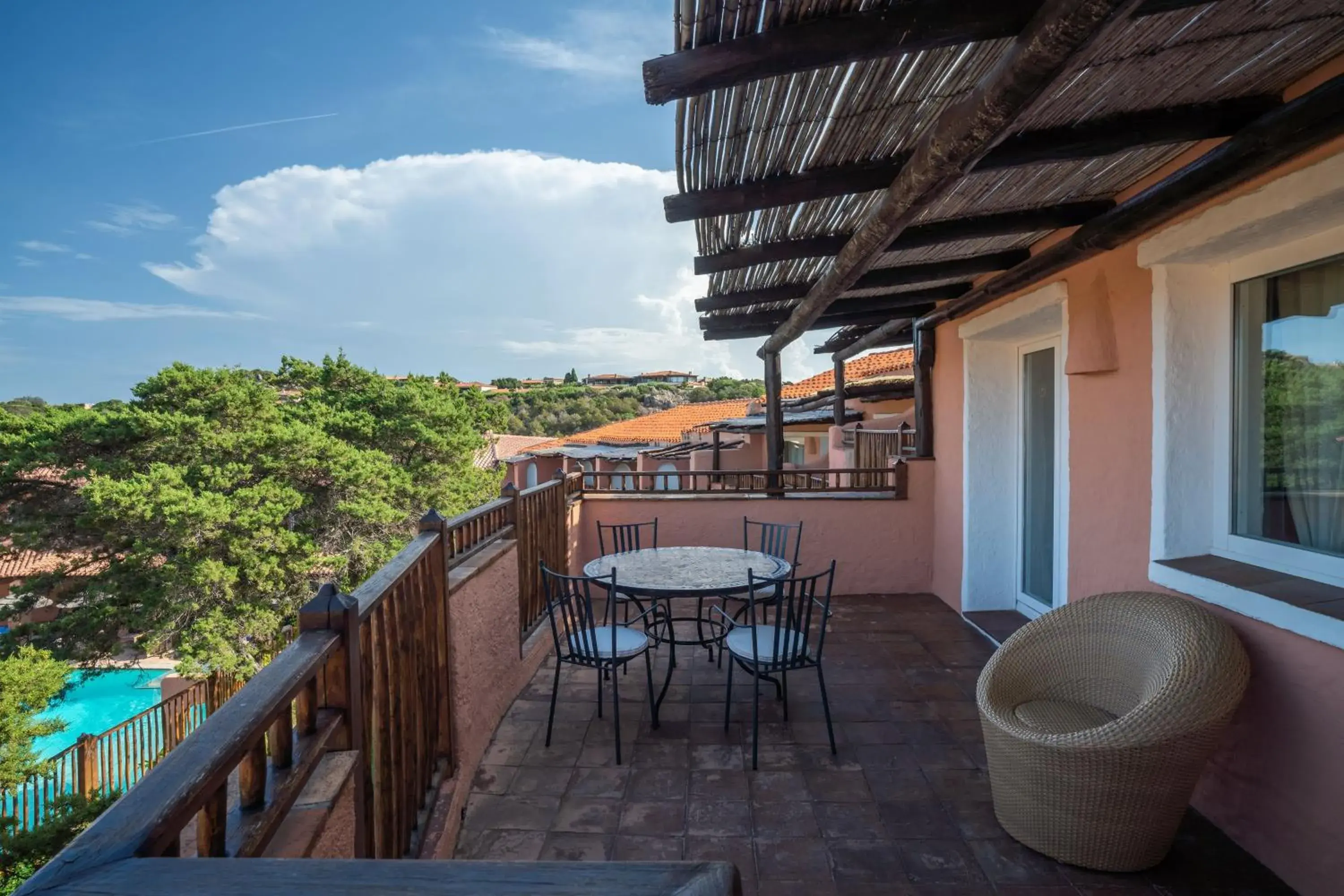 Swimming pool, Balcony/Terrace in Cervo Hotel, Costa Smeralda Resort