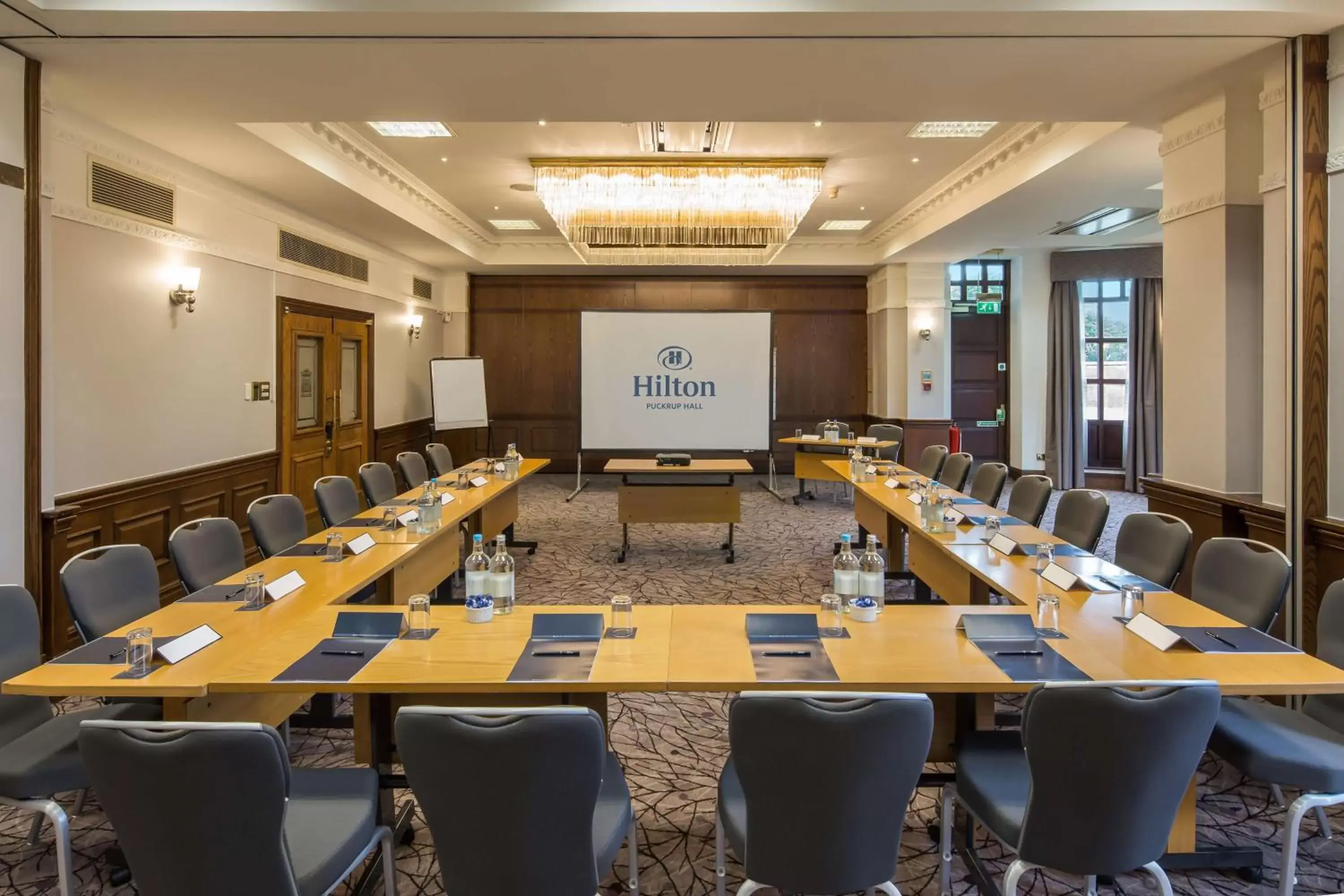Meeting/conference room, Business Area/Conference Room in Hilton Puckrup Hall, Tewkesbury