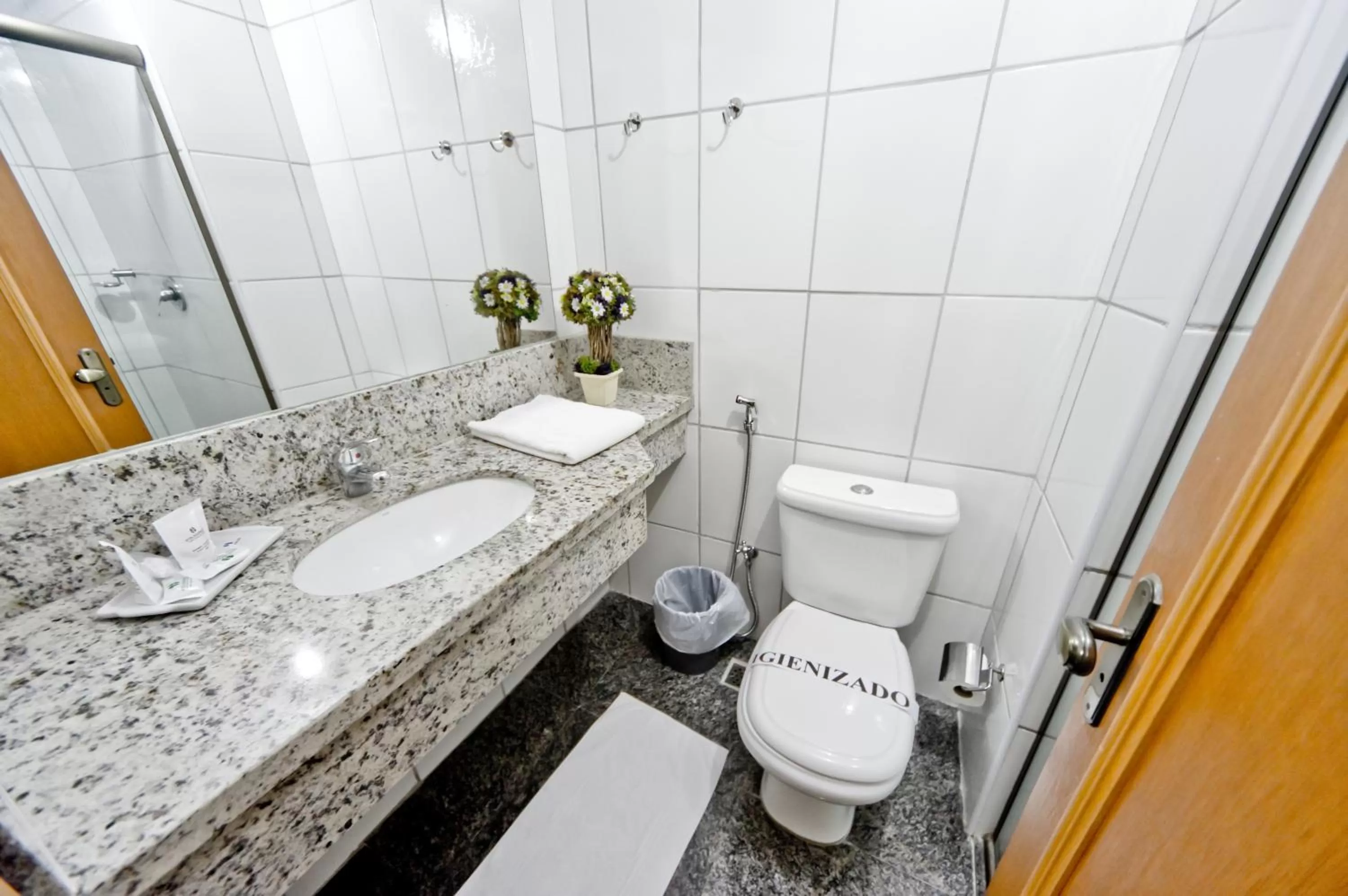 Toilet in Hotel Nacional Inn Sorocaba