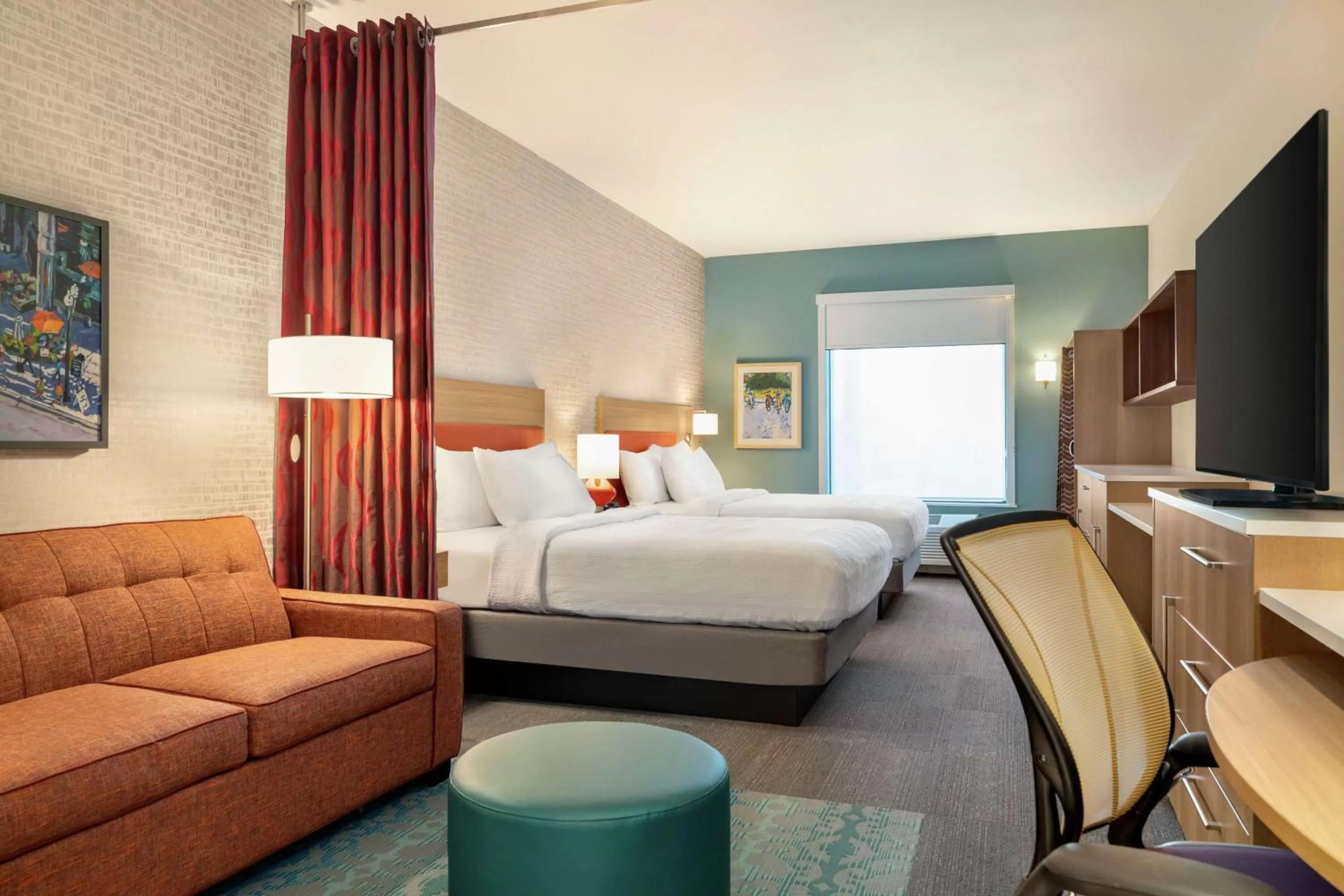 Bedroom, Bed in Home2 Suites By Hilton Ogden