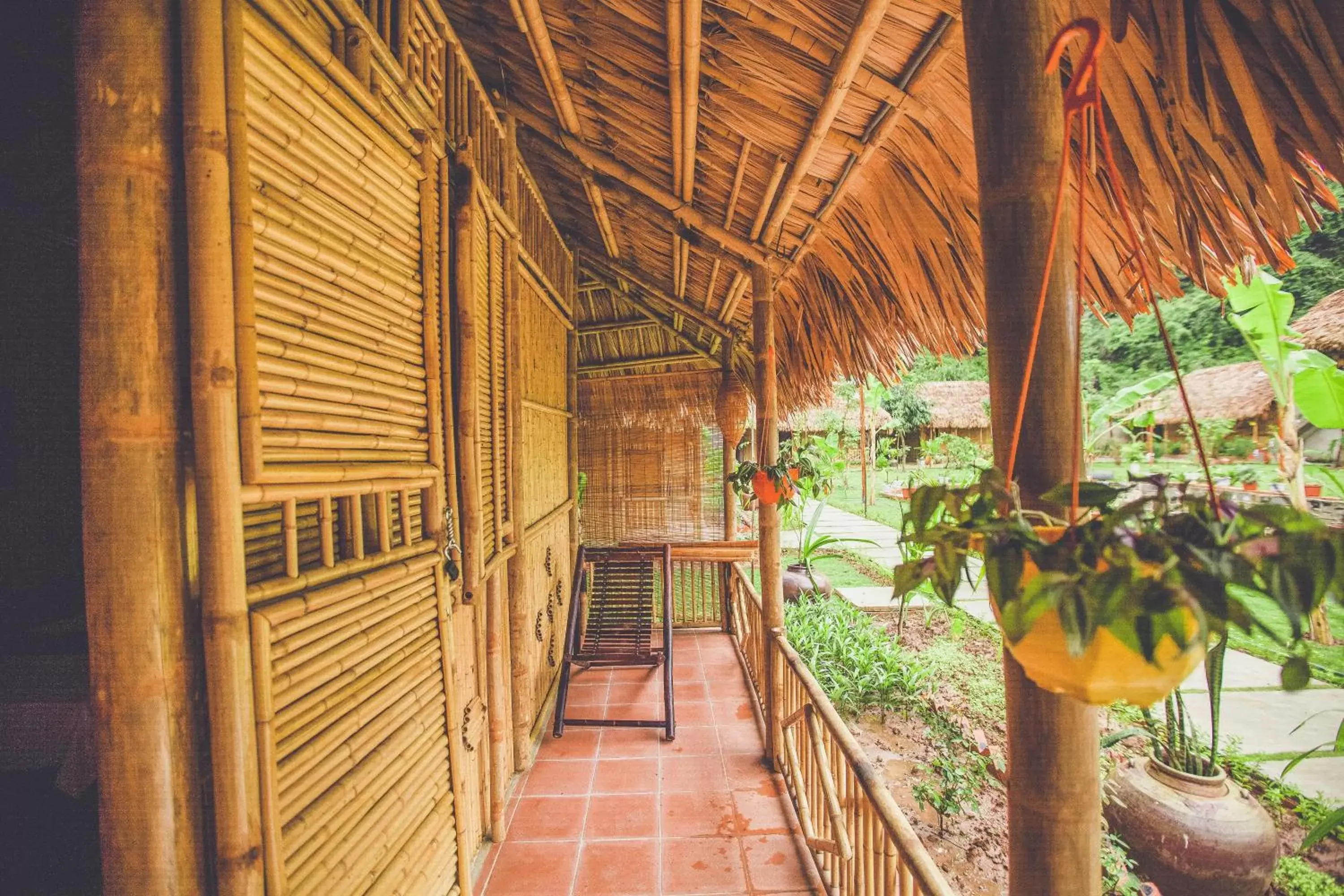Mountain view in Tam Coc Rice Fields Resort Mountain view in Tam Coc Rice Fields Resort