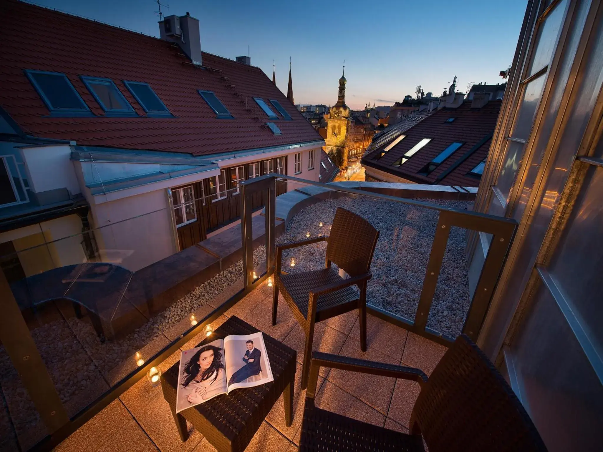 Balcony/Terrace in EA Embassy Prague Hotel