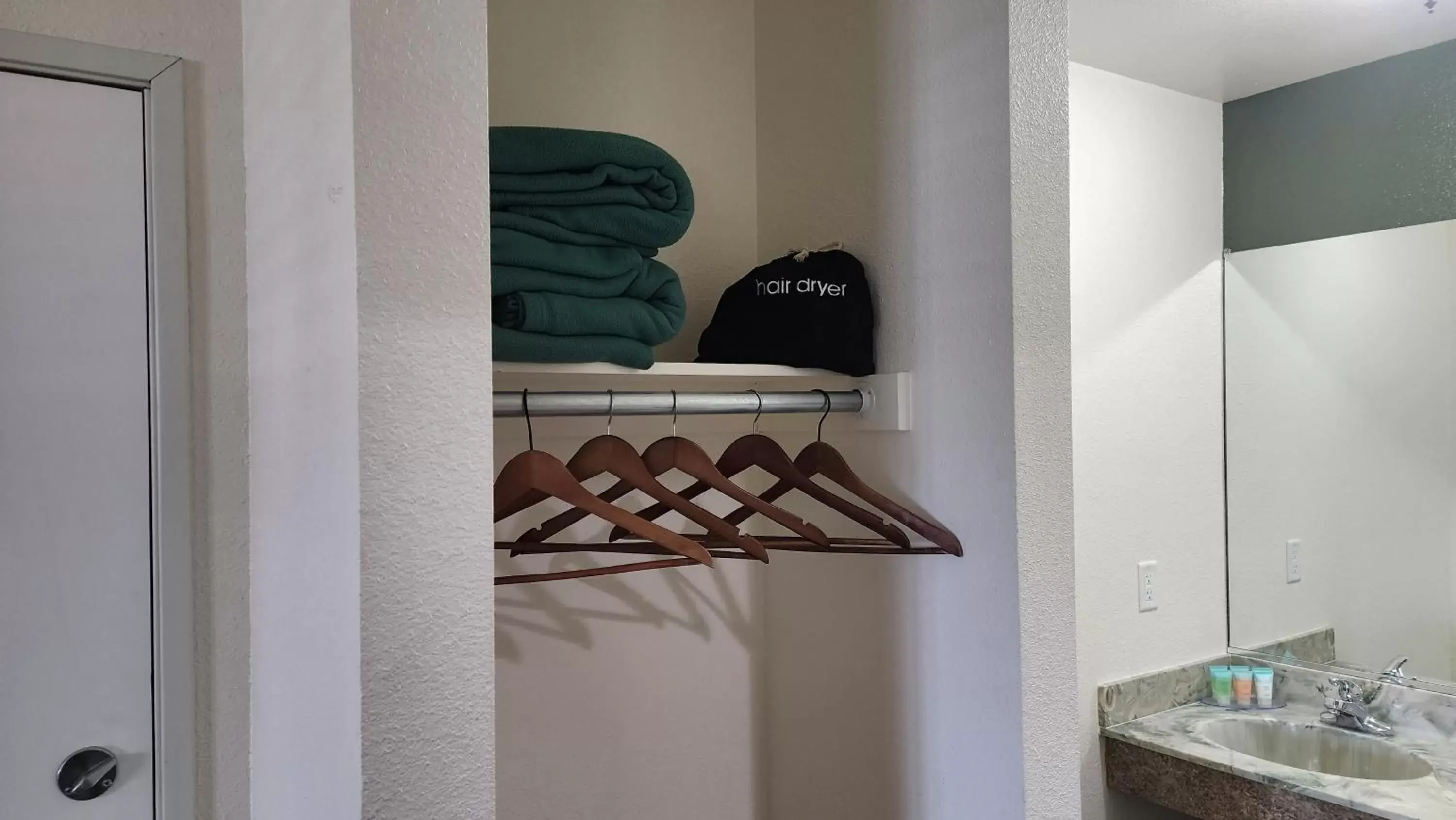 storage, Bunk Bed in Antlers Motel