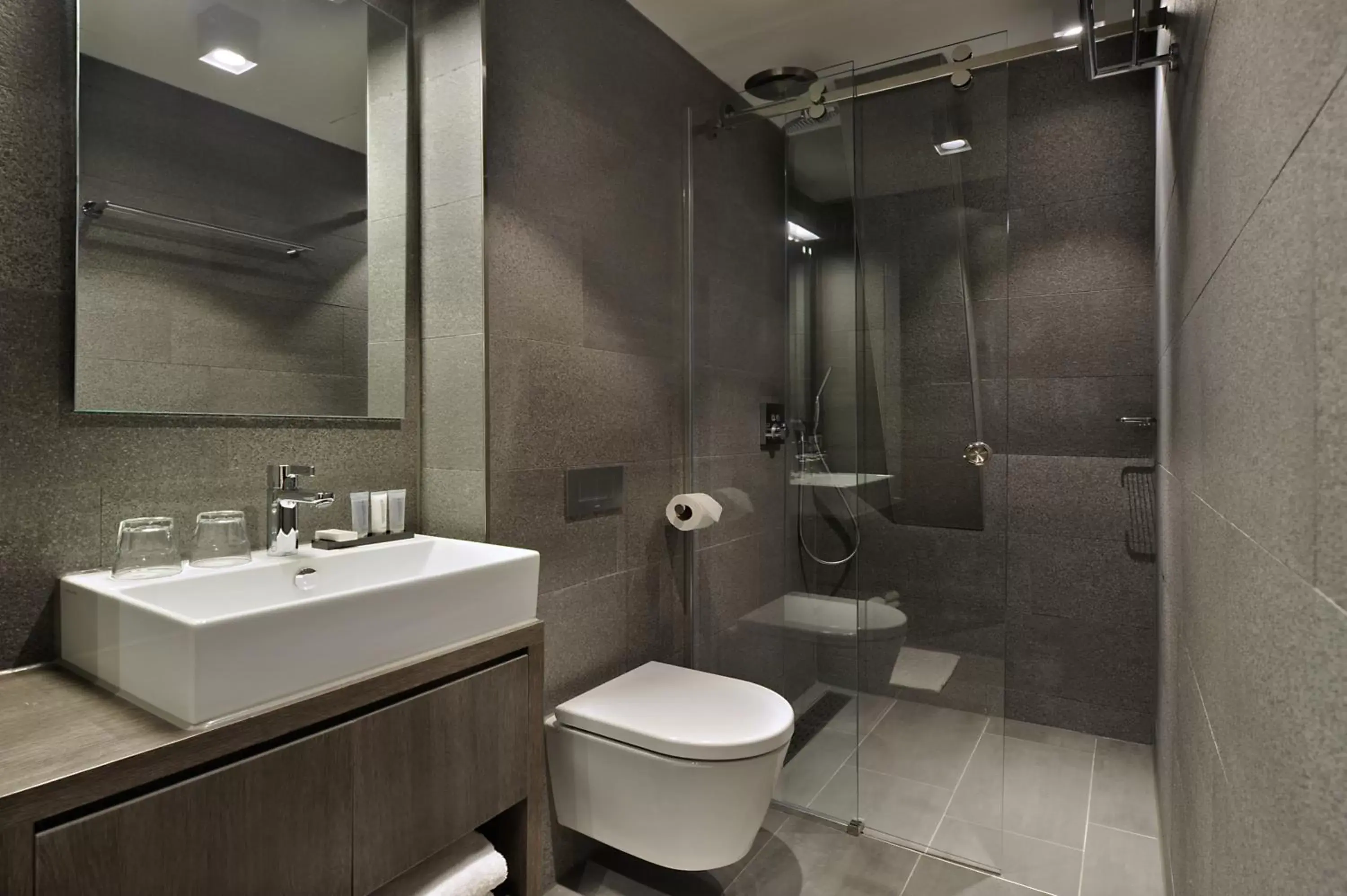 Shower, Bathroom in Amsterdam Forest Hotel