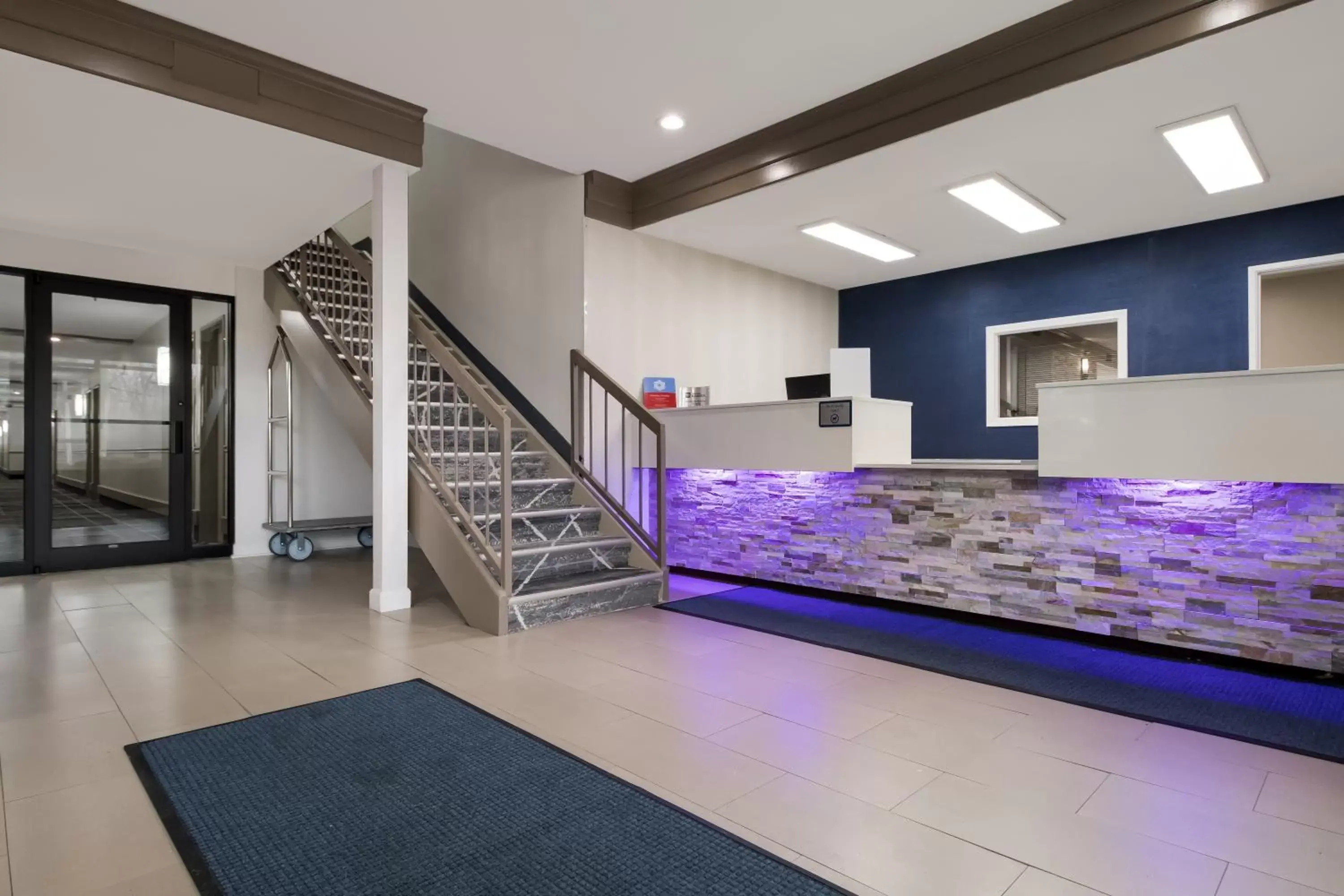 Lobby or reception in Quality Inn South Bend near Notre Dame Lobby or reception in Quality Inn South Bend near Notre Dame