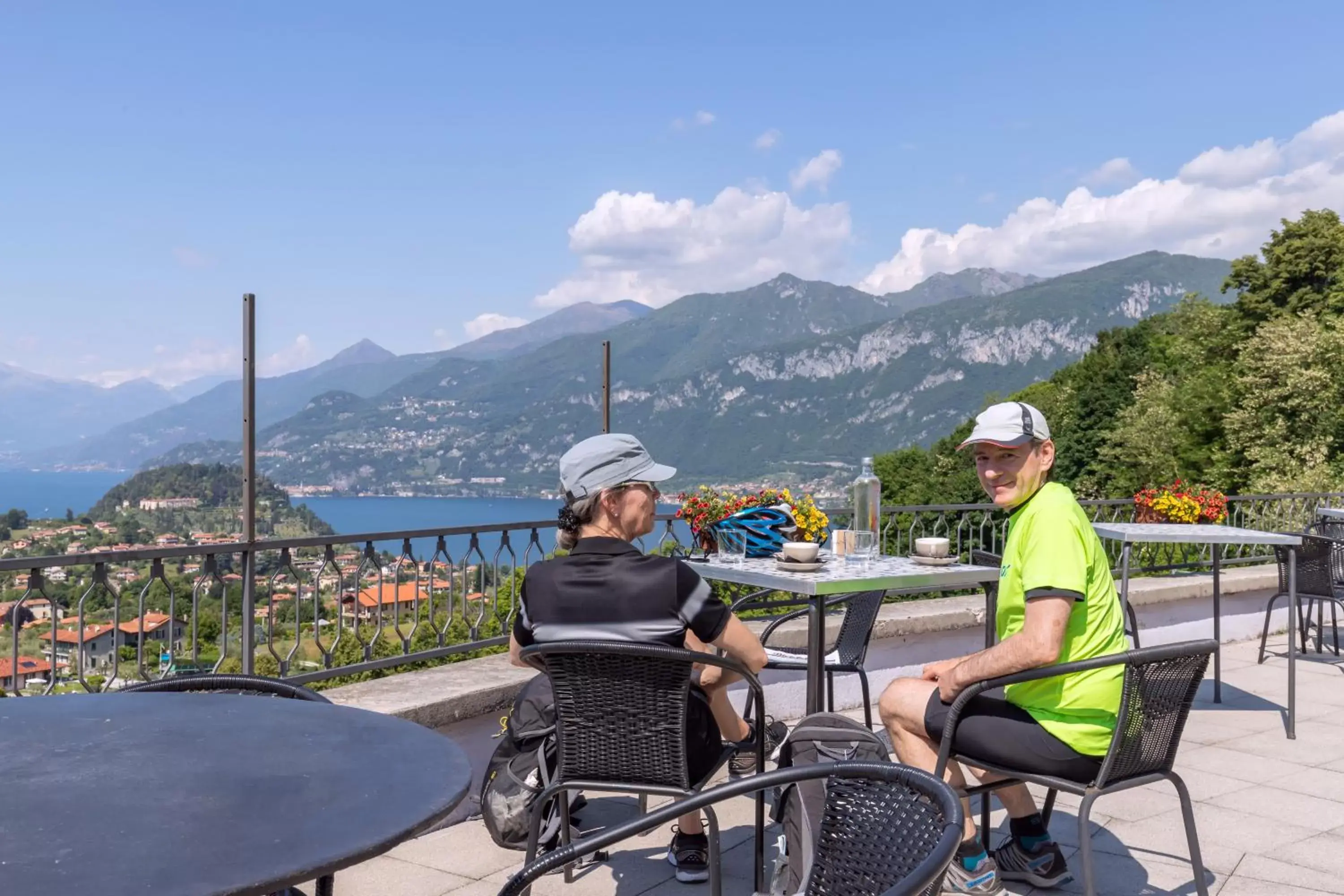 Balcony/Terrace in Hotel Il Perlo Panorama