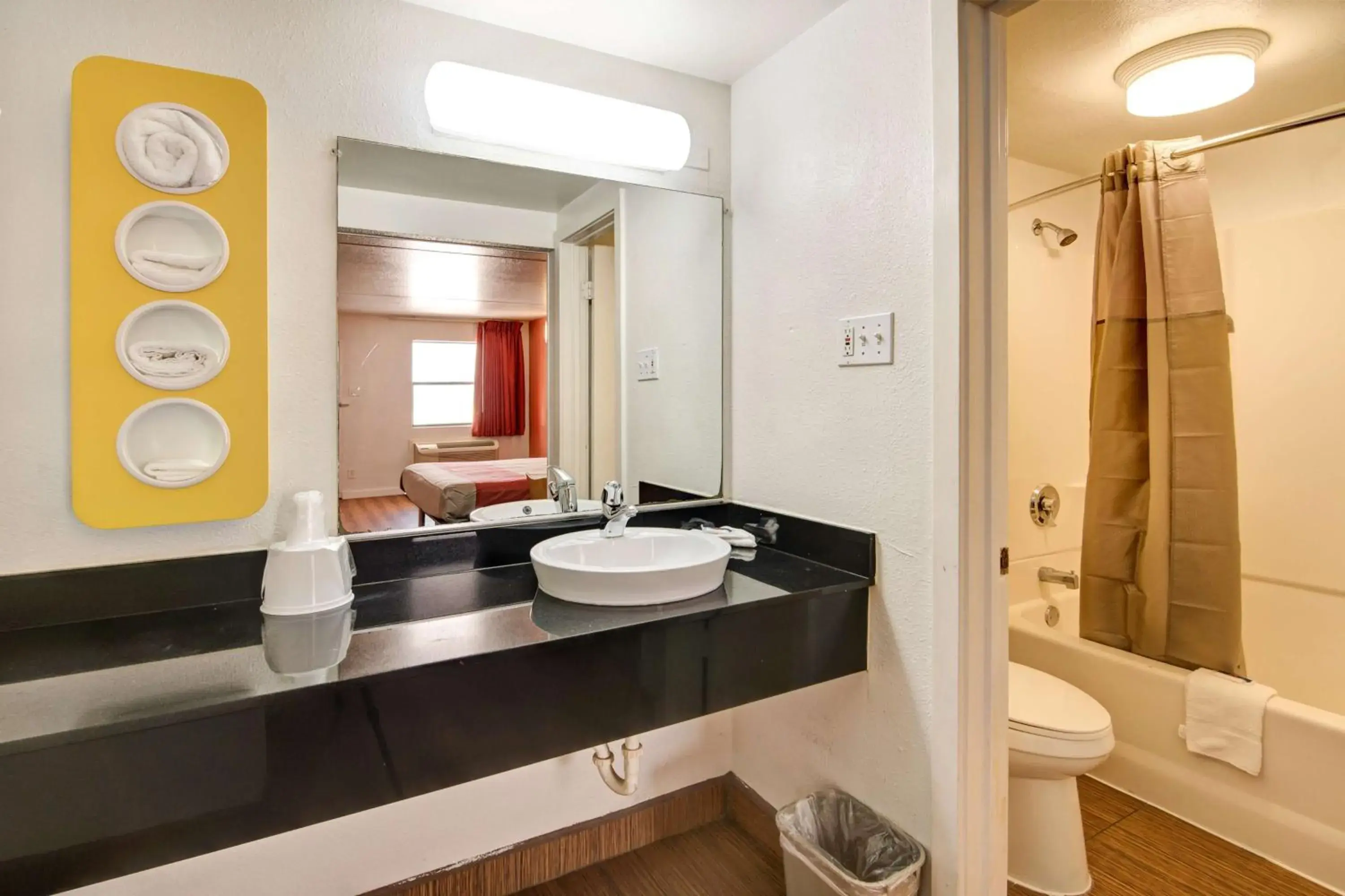 Shower, Bathroom in Motel 6-Dallas, TX - Forest Lane