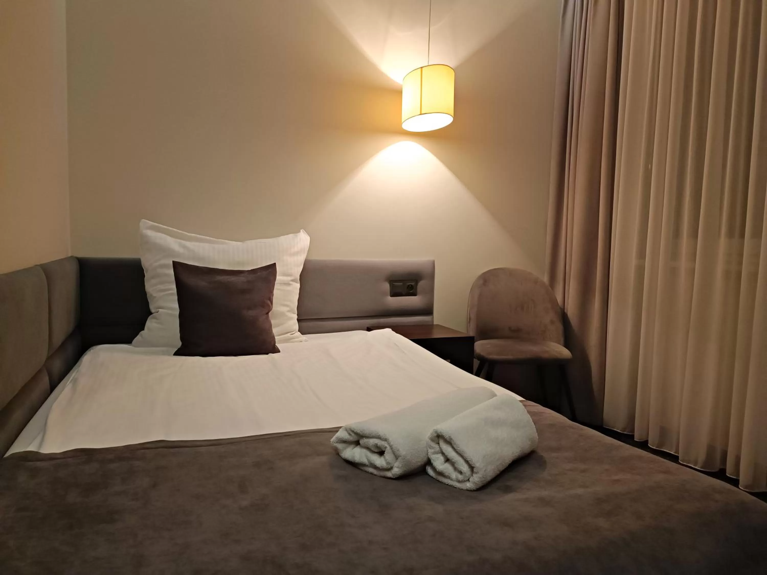 Bed in Hotel Maraton