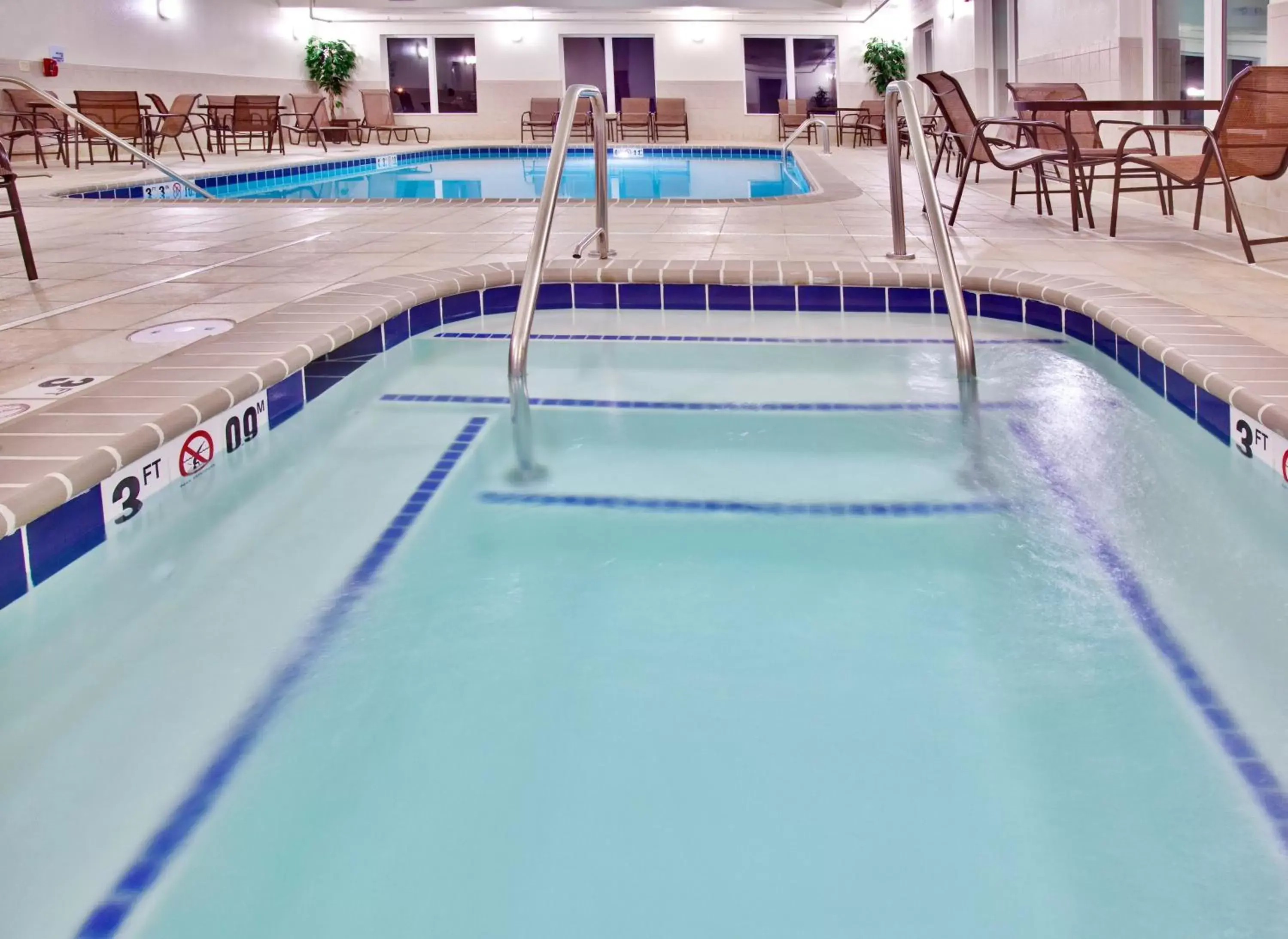 Swimming Pool in Holiday Inn Express Hotel & Suites - Dubuque West, an IHG Hotel