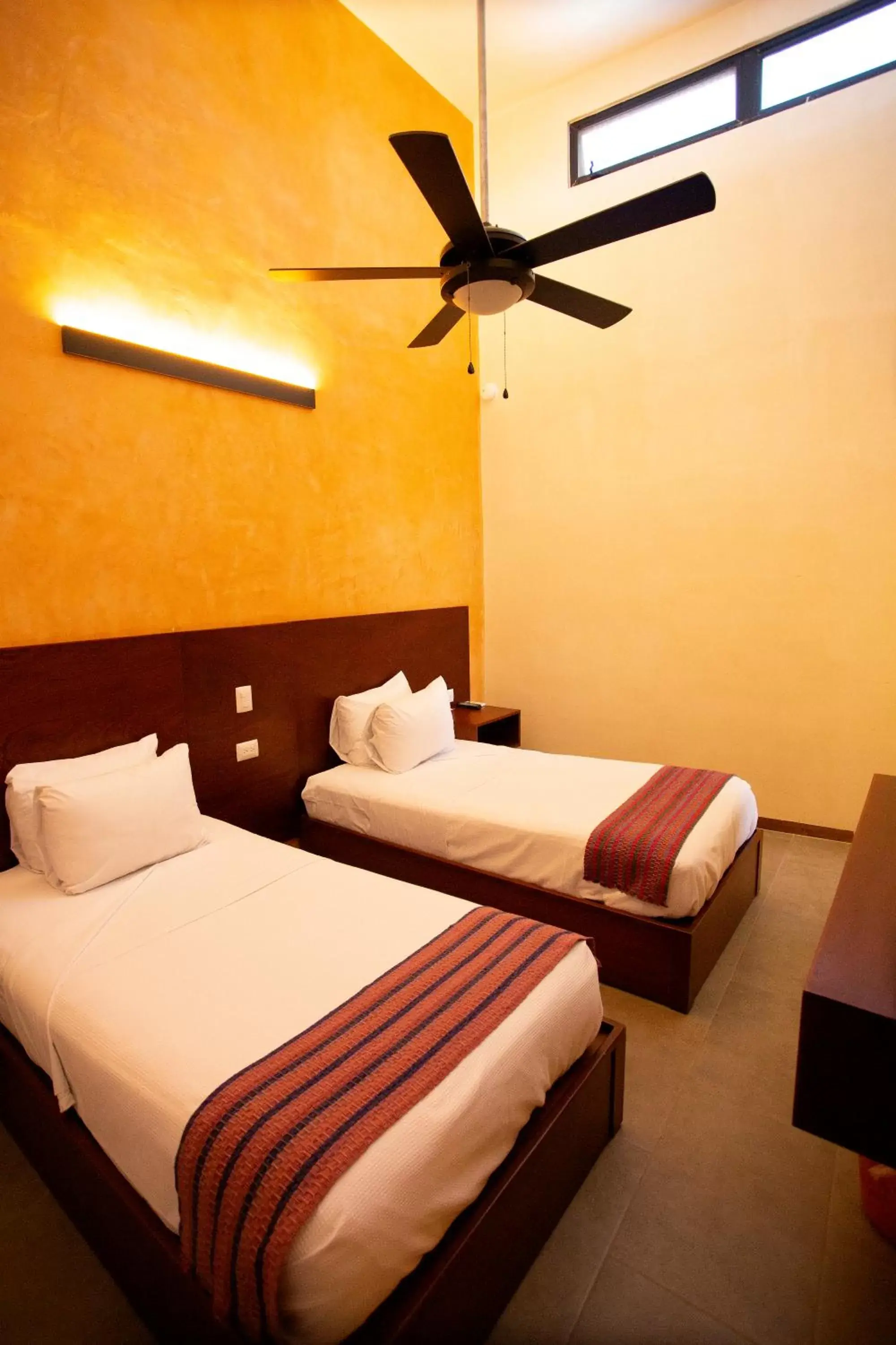 Bedroom, Bed in La Casona de Sisal Hotel