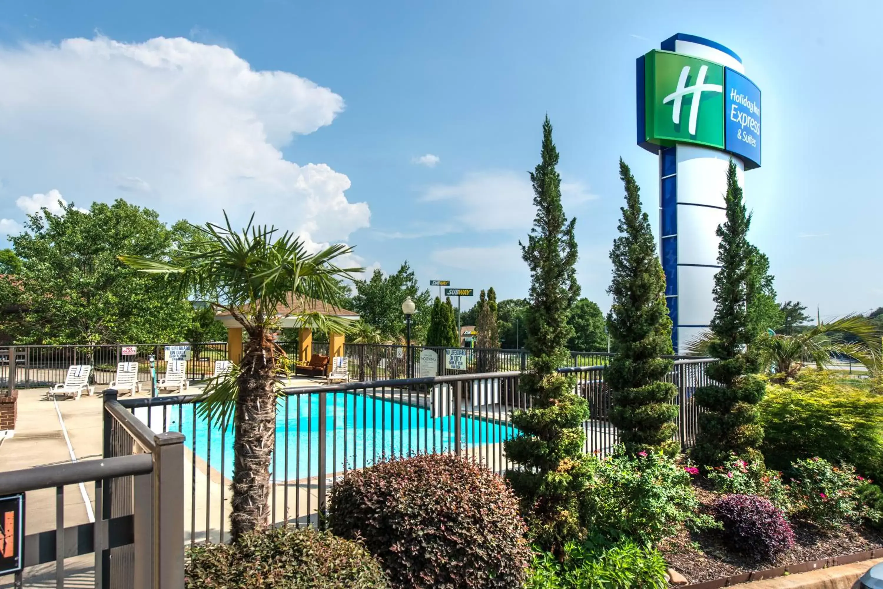 Swimming pool, Pool View in Holiday Inn Express Hotel & Suites Anderson I-85 - HWY 76, Exit 19B, an IHG Hotel