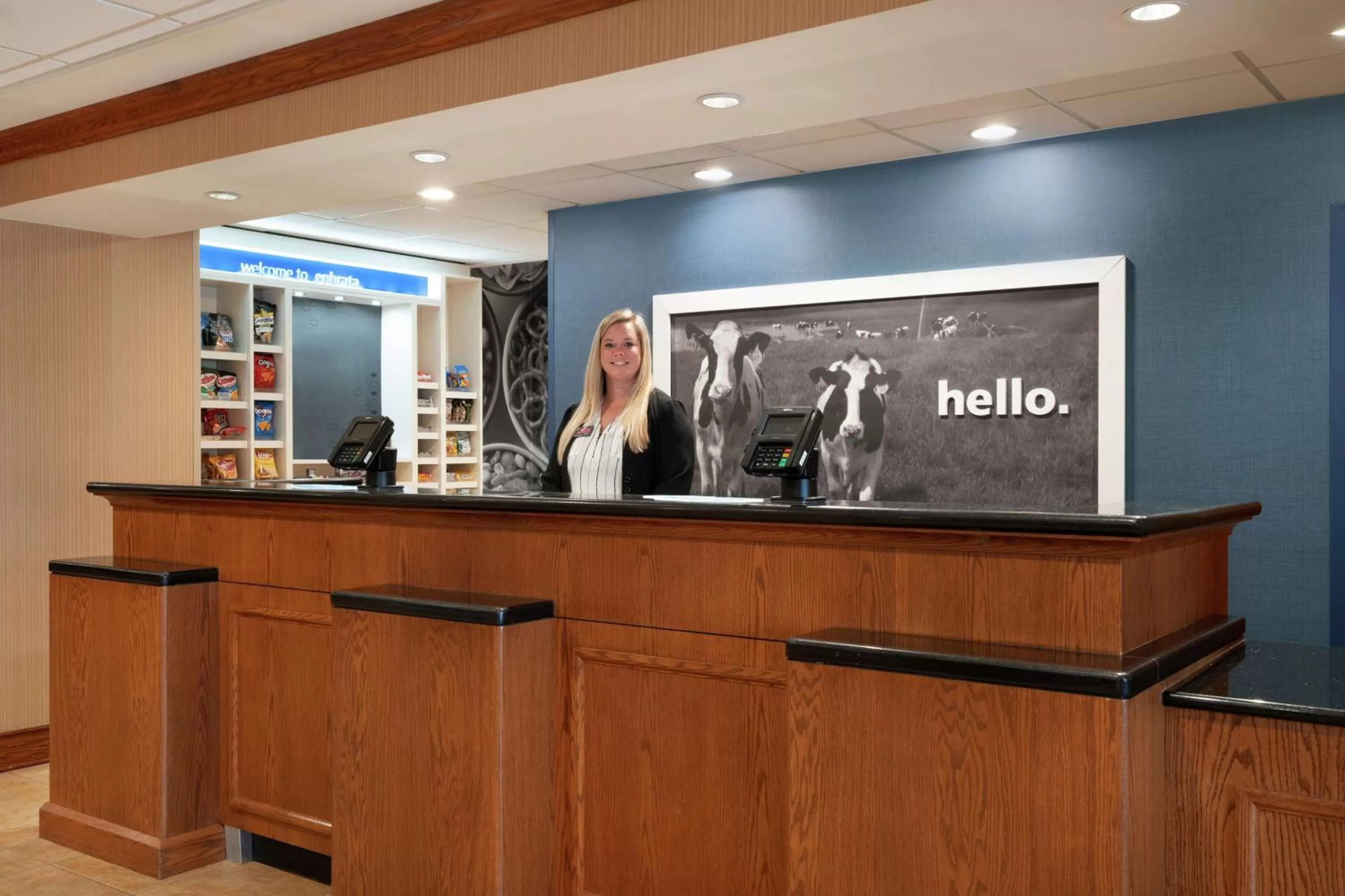 Lobby or reception in Hampton Inn & Suites Ephrata - Mountain Springs