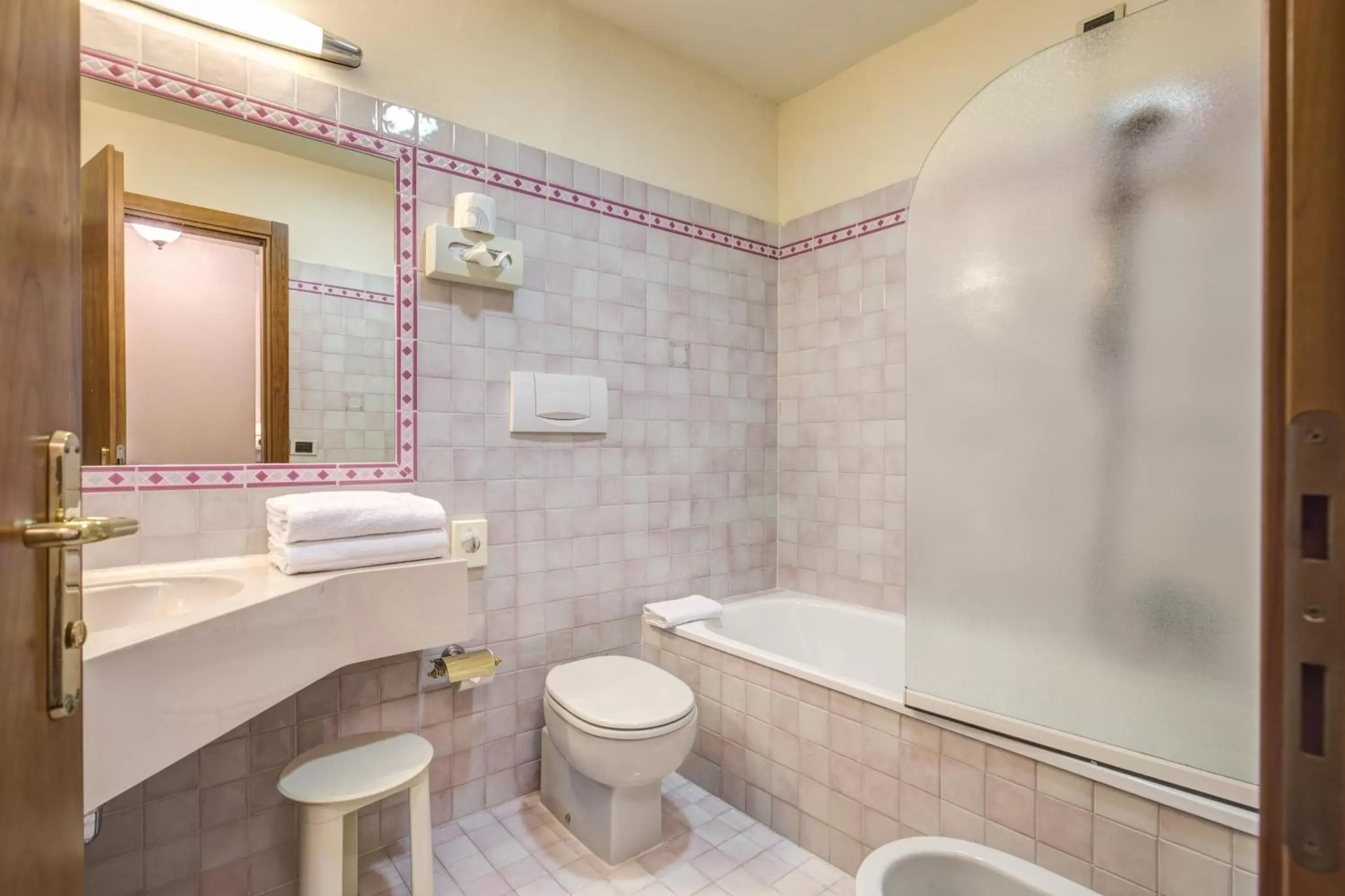 Bathroom in Hotel De Lanzi