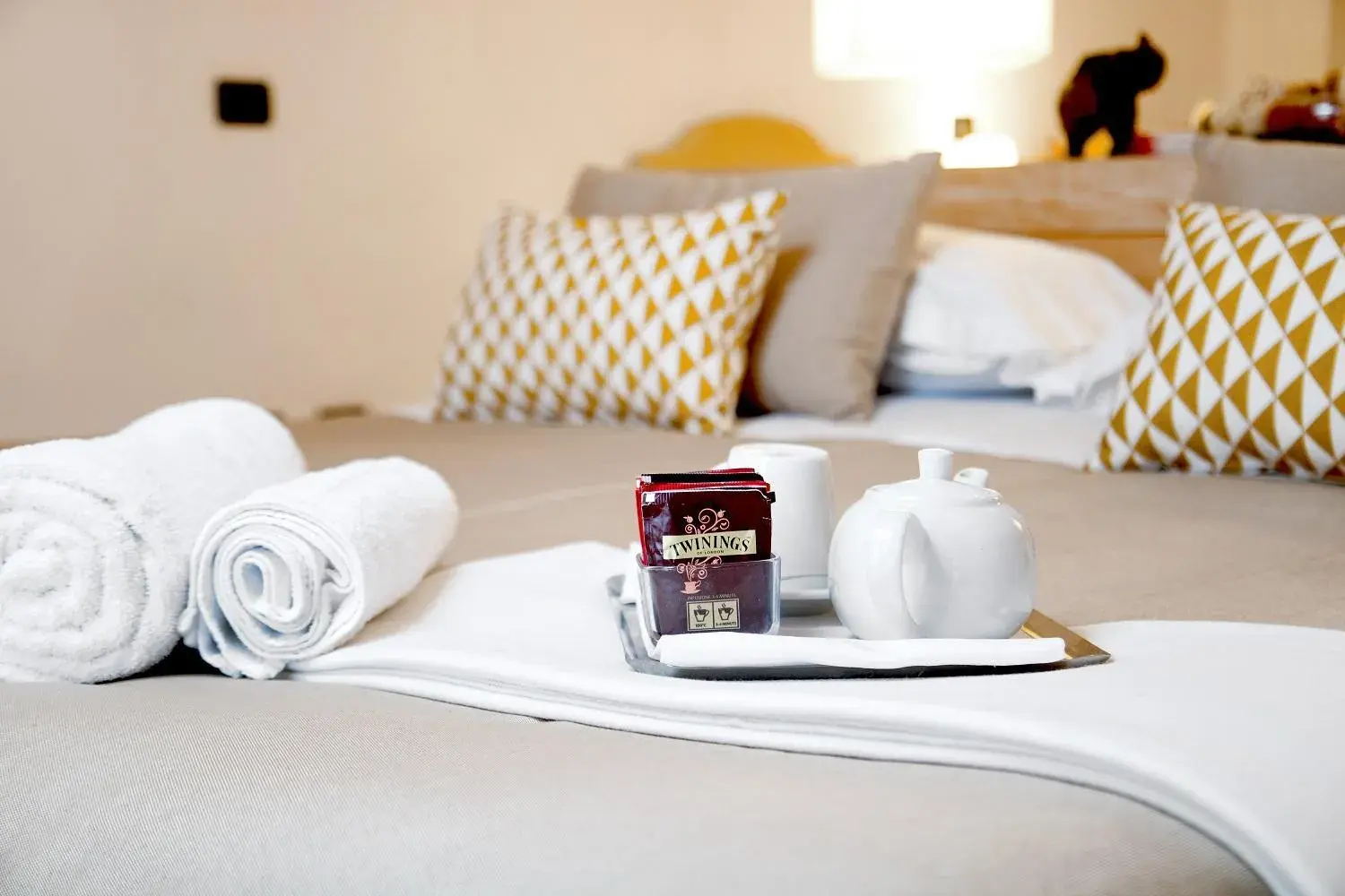 Bedroom, Bed in Hotel Rivage Bedroom, Bed in Hotel Rivage