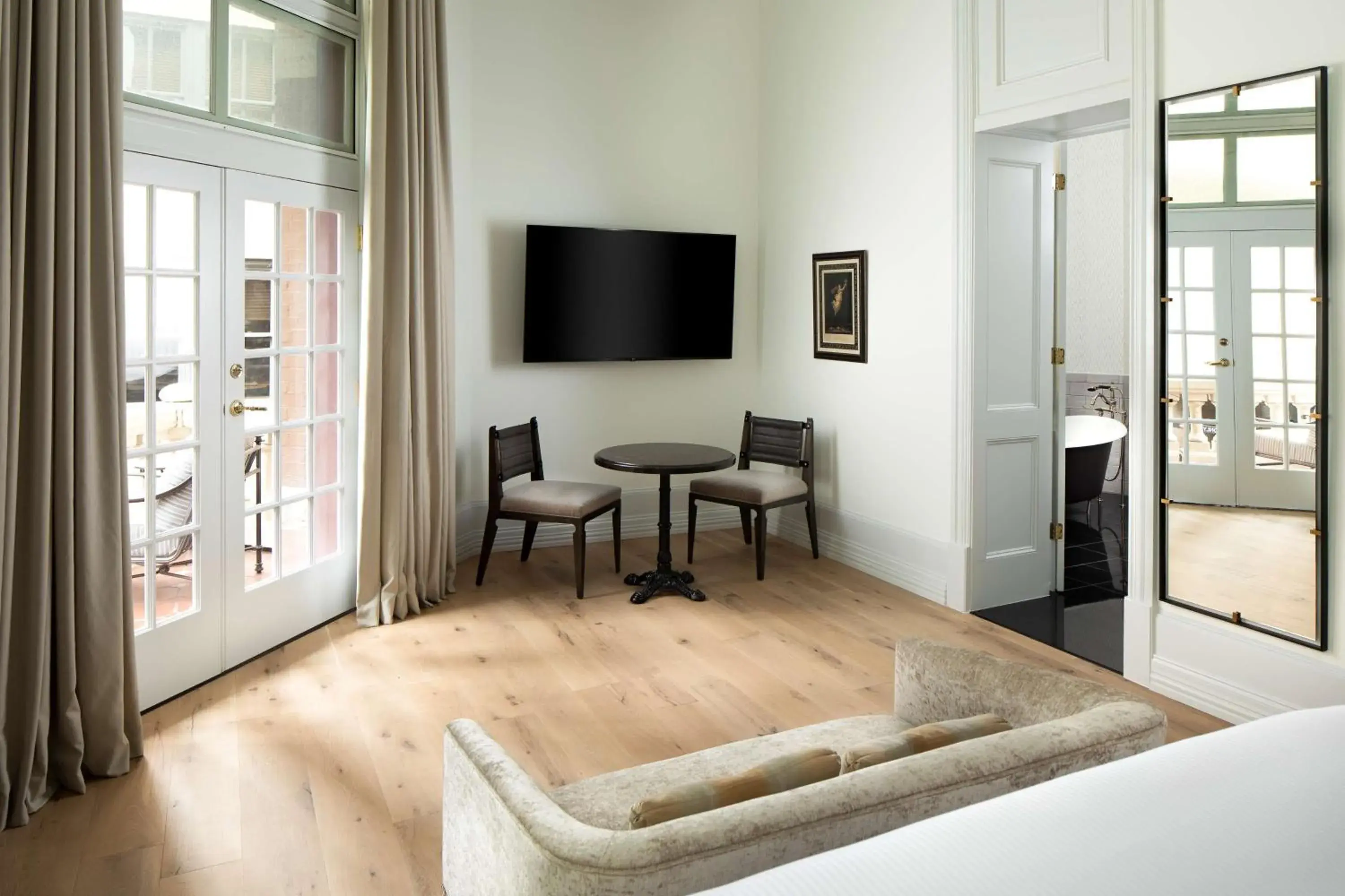 Photo of the whole room, TV/Entertainment Center in The Driskill, in The Unbound Collection by Hyatt