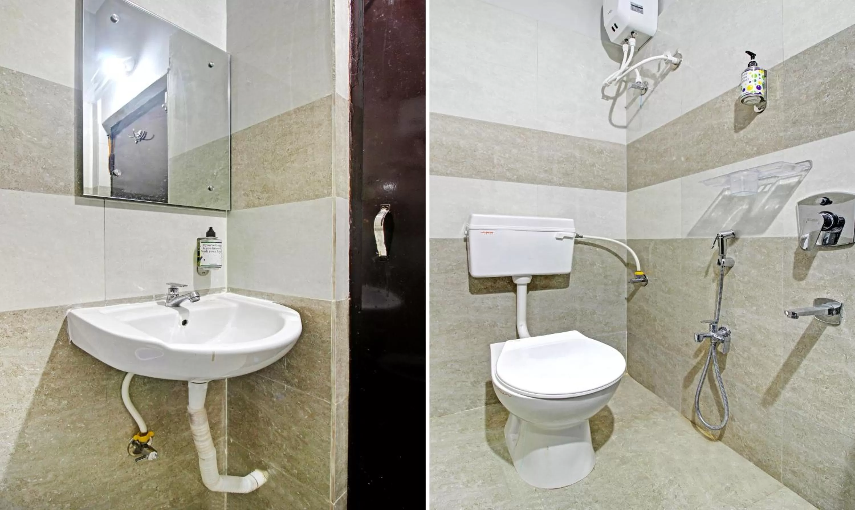 Toilet in Itsy Hotels Sunrise Grand, Hitech City