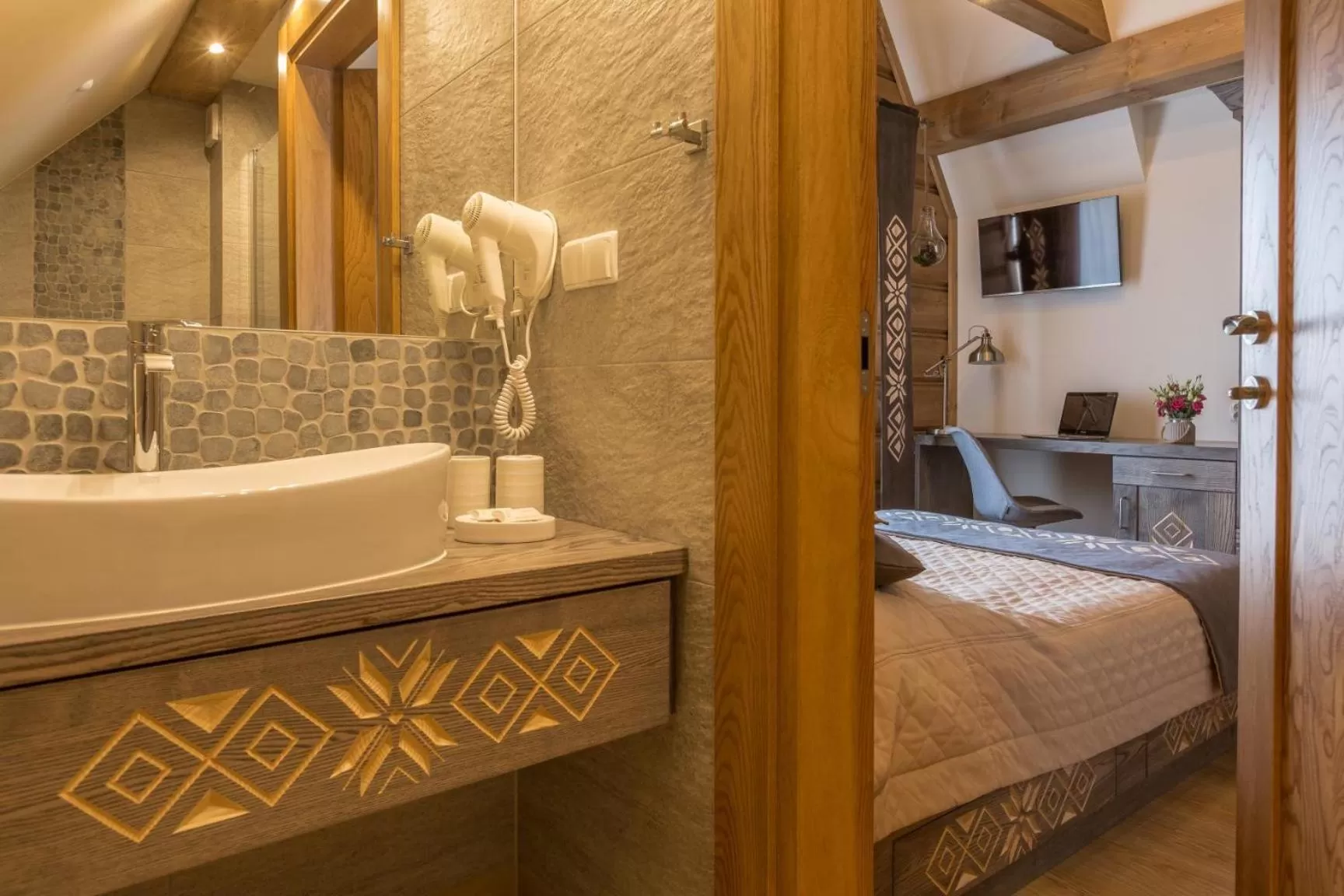 Bed in Dom Gościnny Bachledova