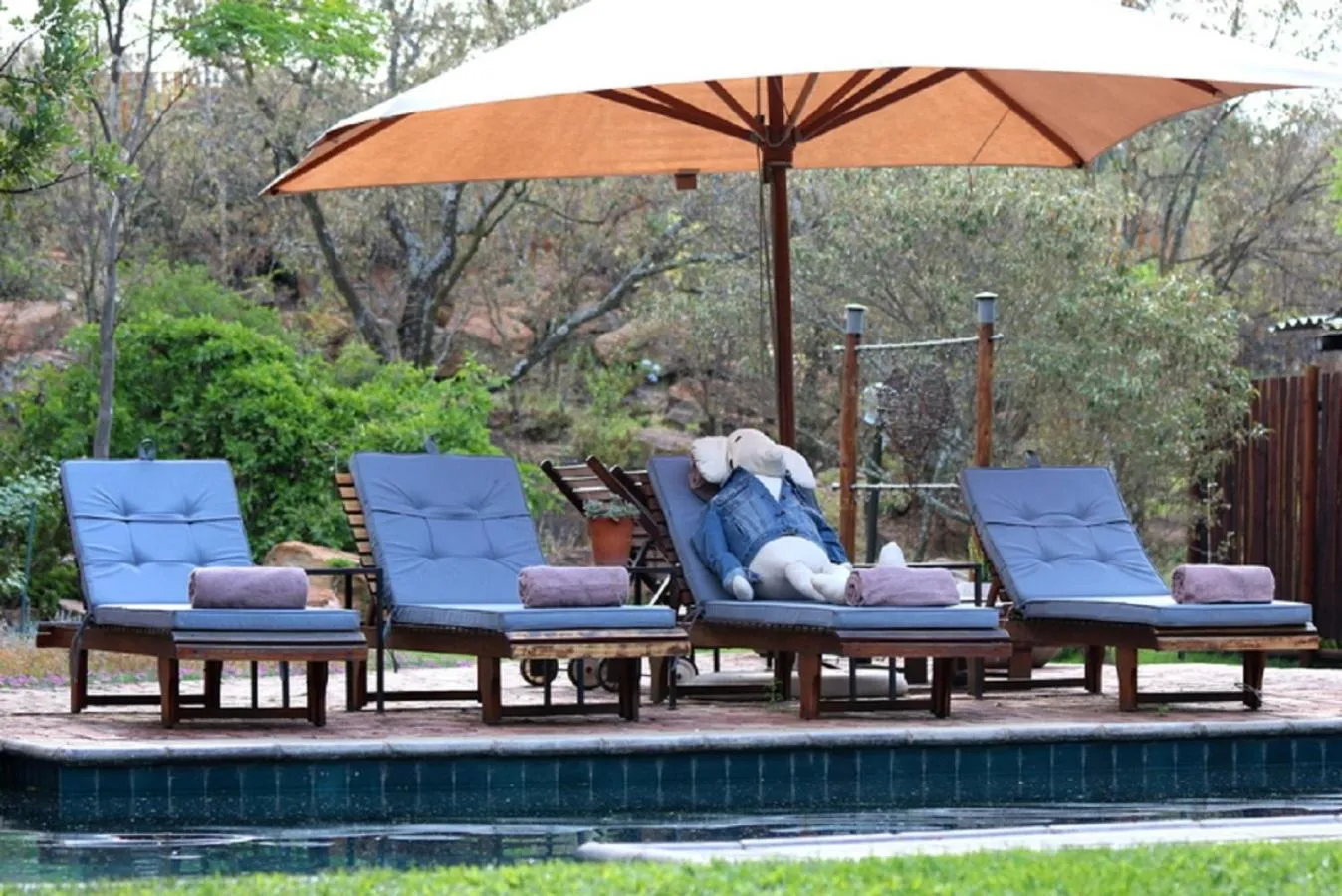 Patio in Sherewood Lodge