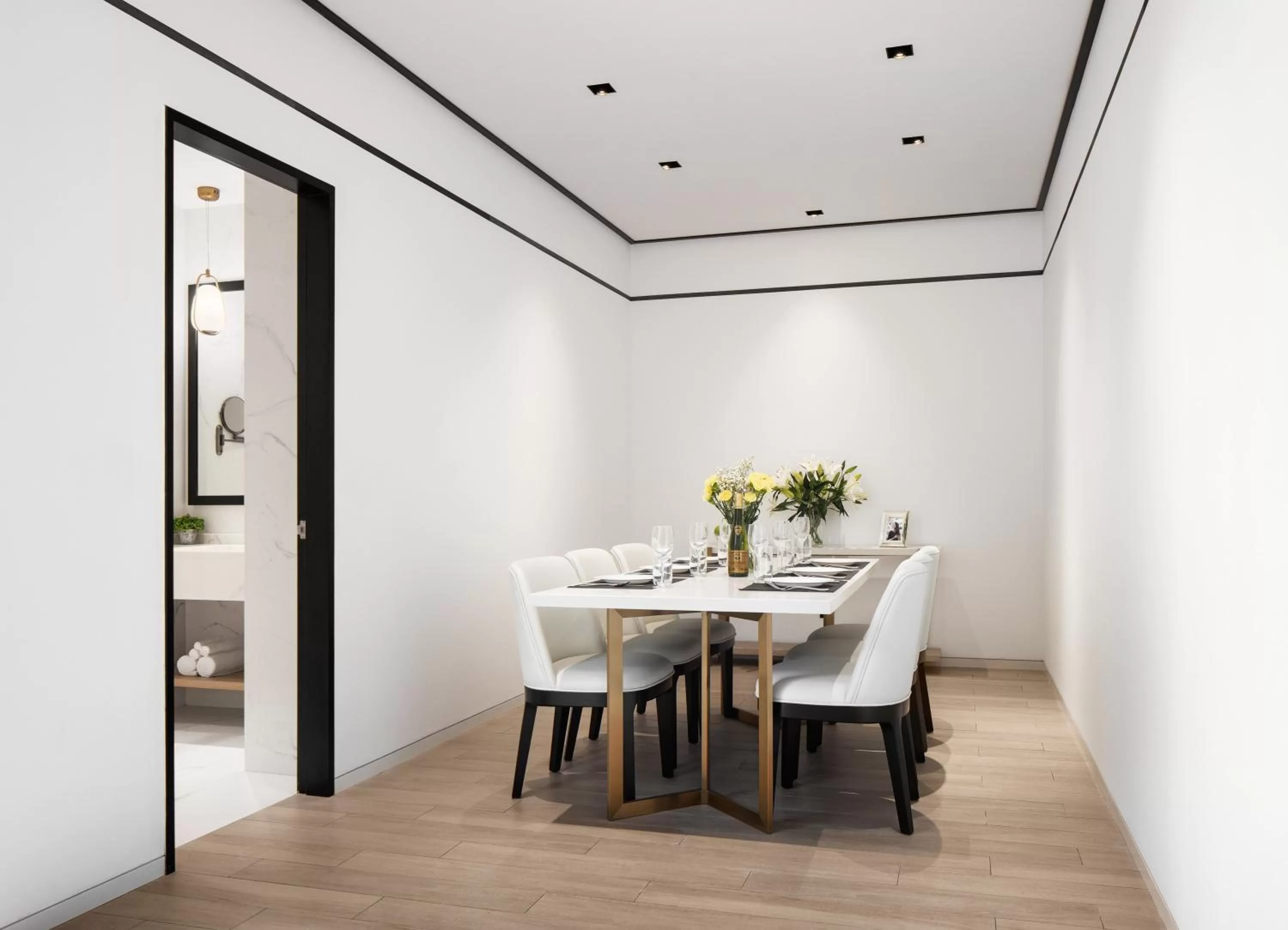 Dining area in Citadines Flatiron Phnom Penh