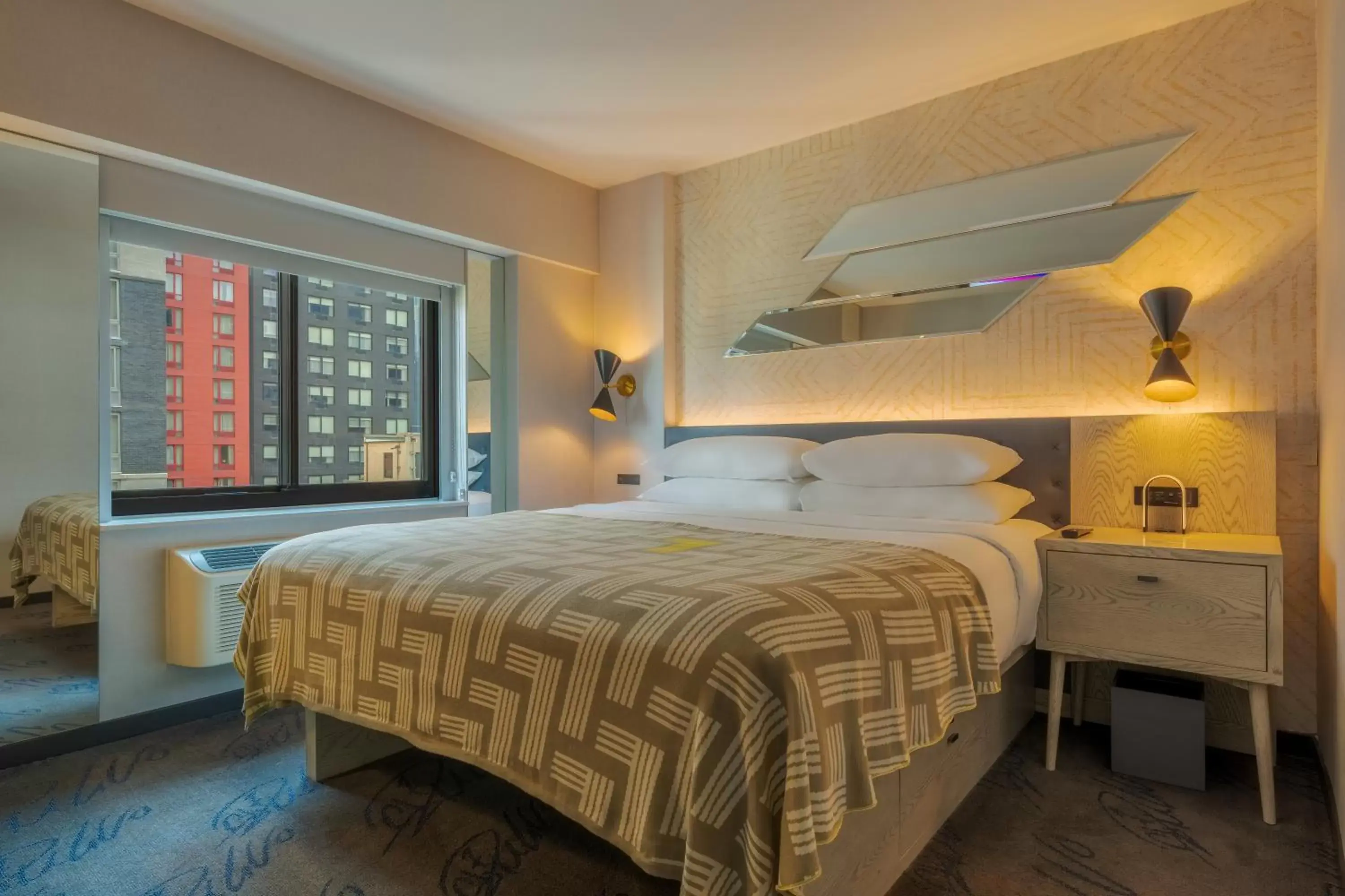 Bedroom, Bed in Pestana CR7 Times Square
