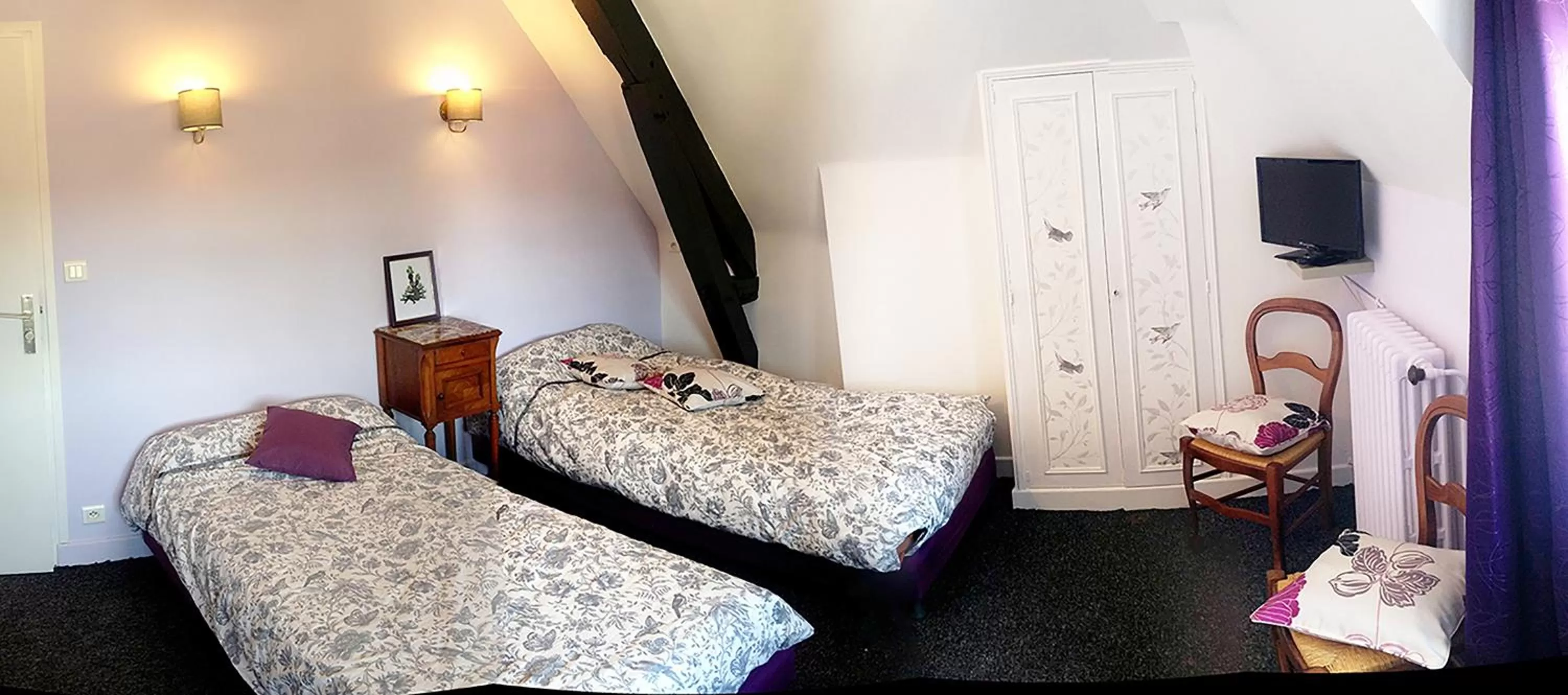 Standard Twin Room - single occupancy in Auberge du Puits