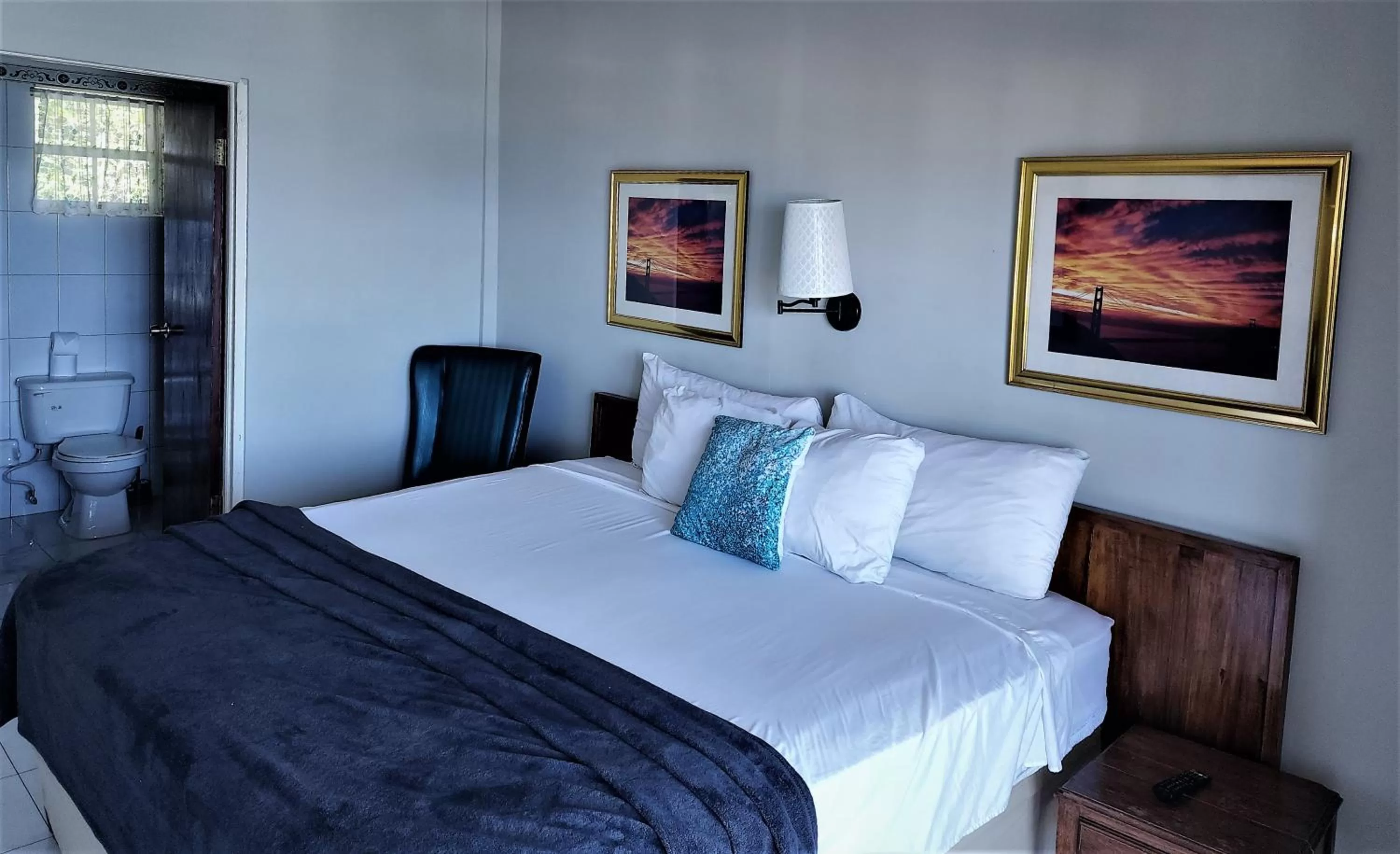 Toilet, Bed in Caribic House