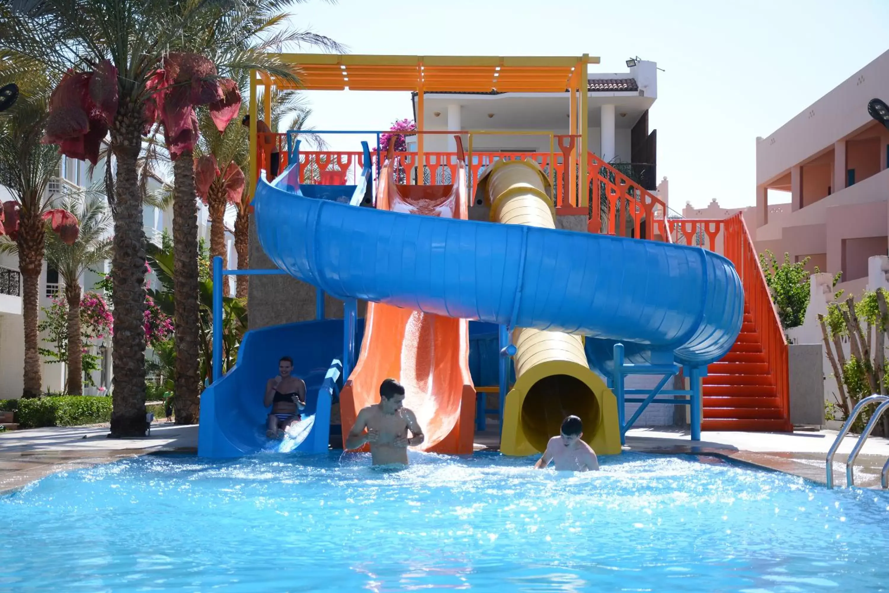 People, Water Park in MinaMark Beach Resort for Families and Couples Only