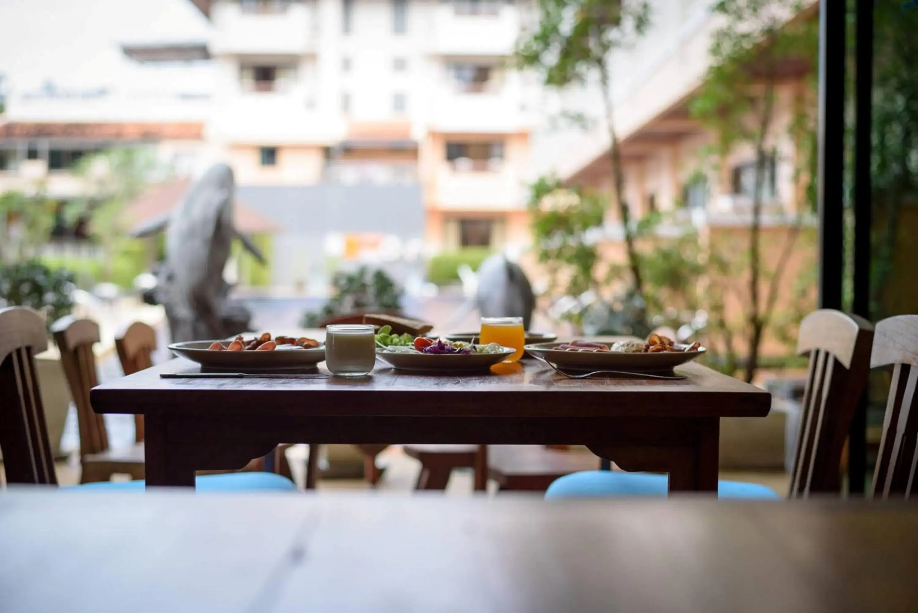 Buffet breakfast in Srisuksant Resort