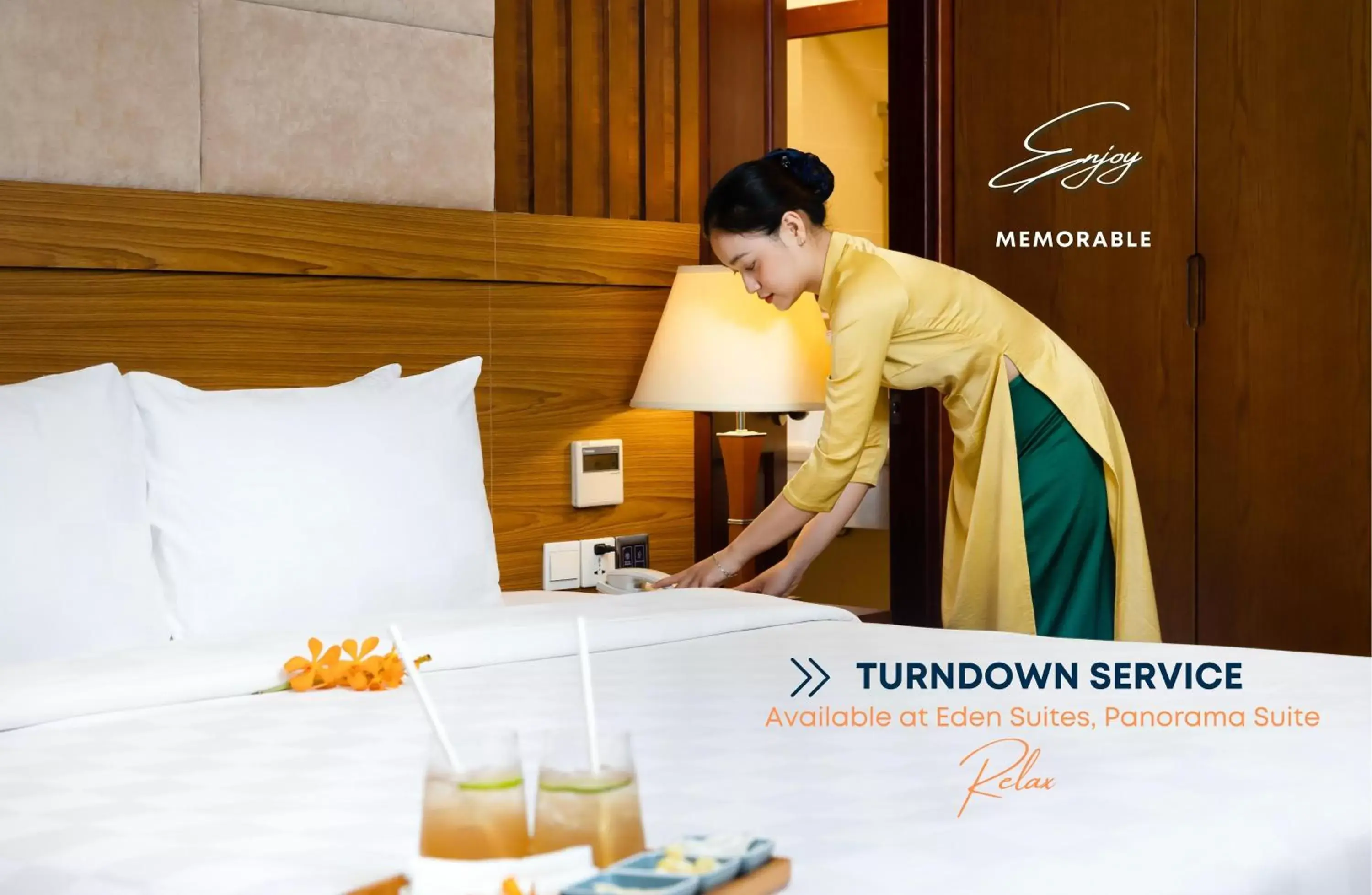 room service in Eden Star Saigon Hotel