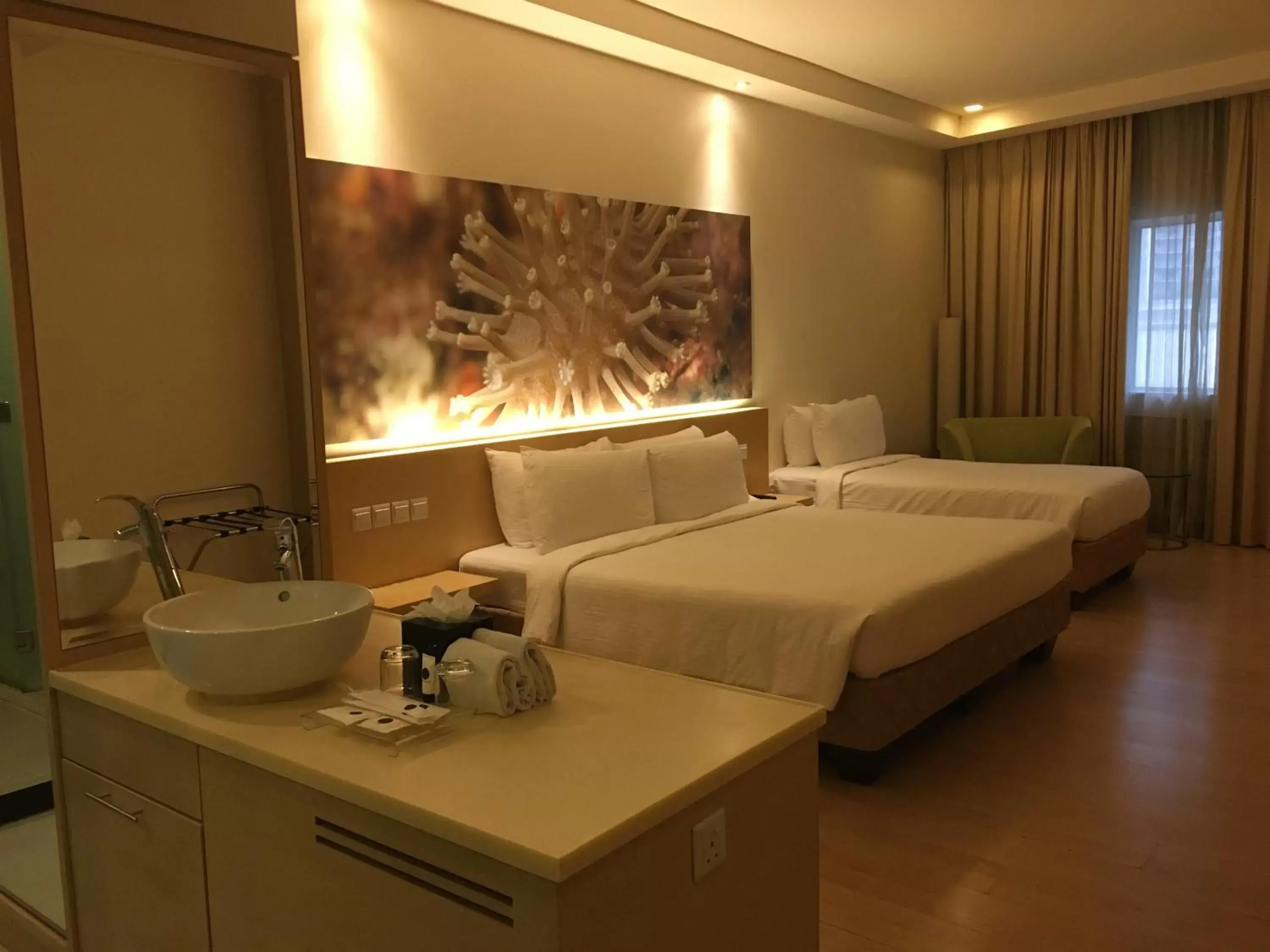 Bed in ANSA Hotel Kuala Lumpur