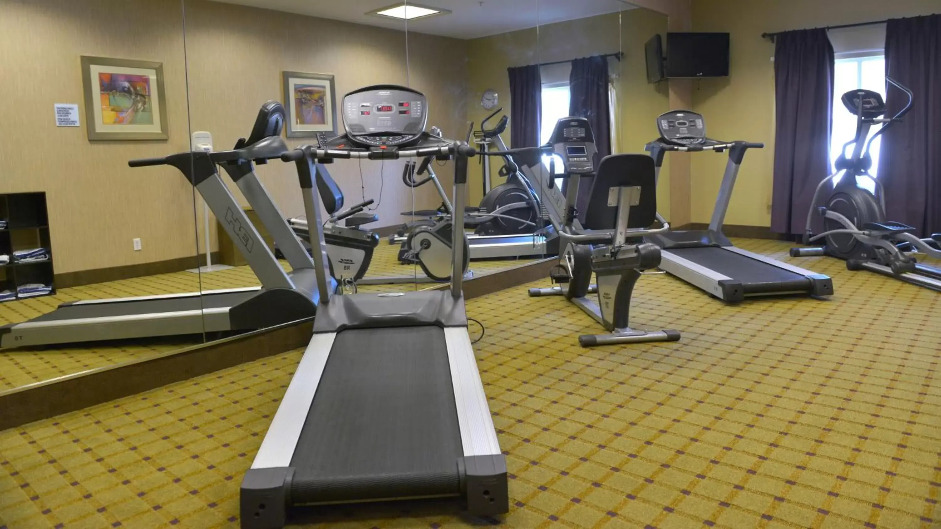 Fitness centre/facilities, Fitness Center/Facilities in Holiday Inn Express Baton Rouge North, an IHG Hotel