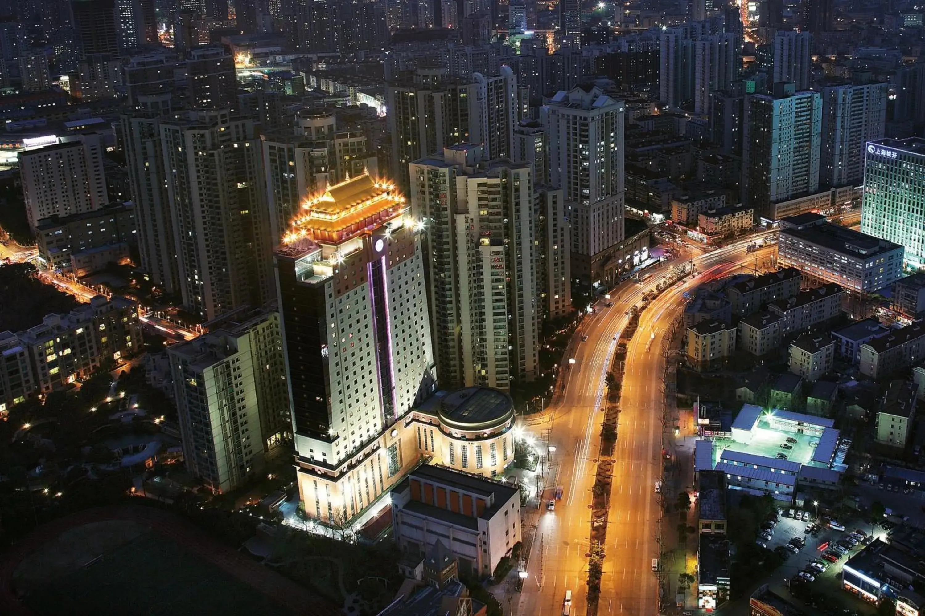 Property building, Bird's-eye View in Courtyard By Marriott Shanghai Xujiahui