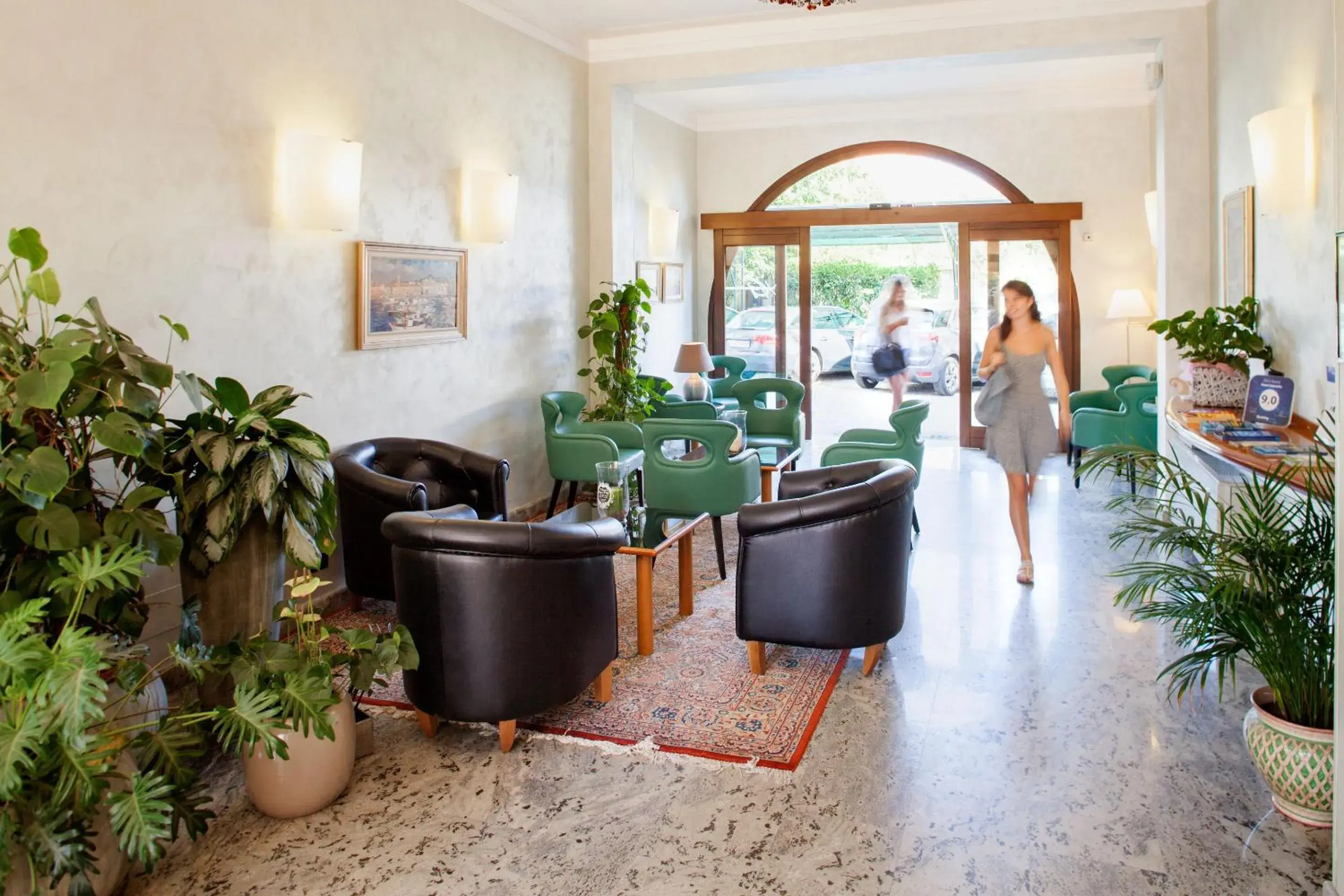 Lobby or reception, Lounge/Bar in Hotel Gabriella